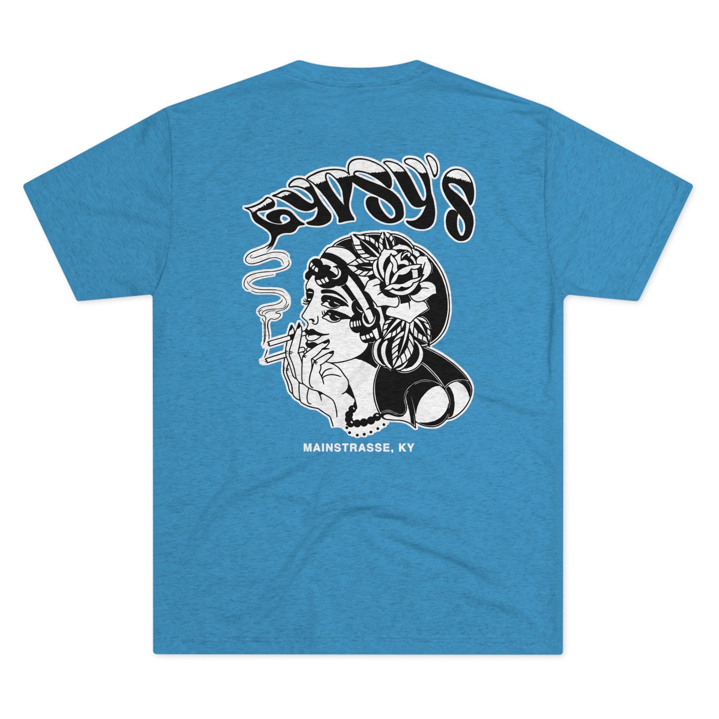 Unisex Tri-Blend Crew Tee | Gypsy's Double Gypsy Lady (by @ohbhave)
