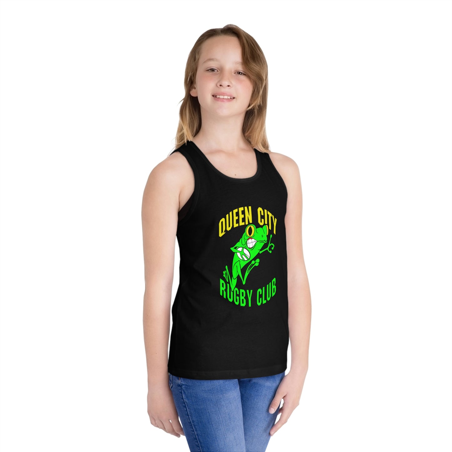Kid's Unisex Tank Top | QCRFC Frogs Logo