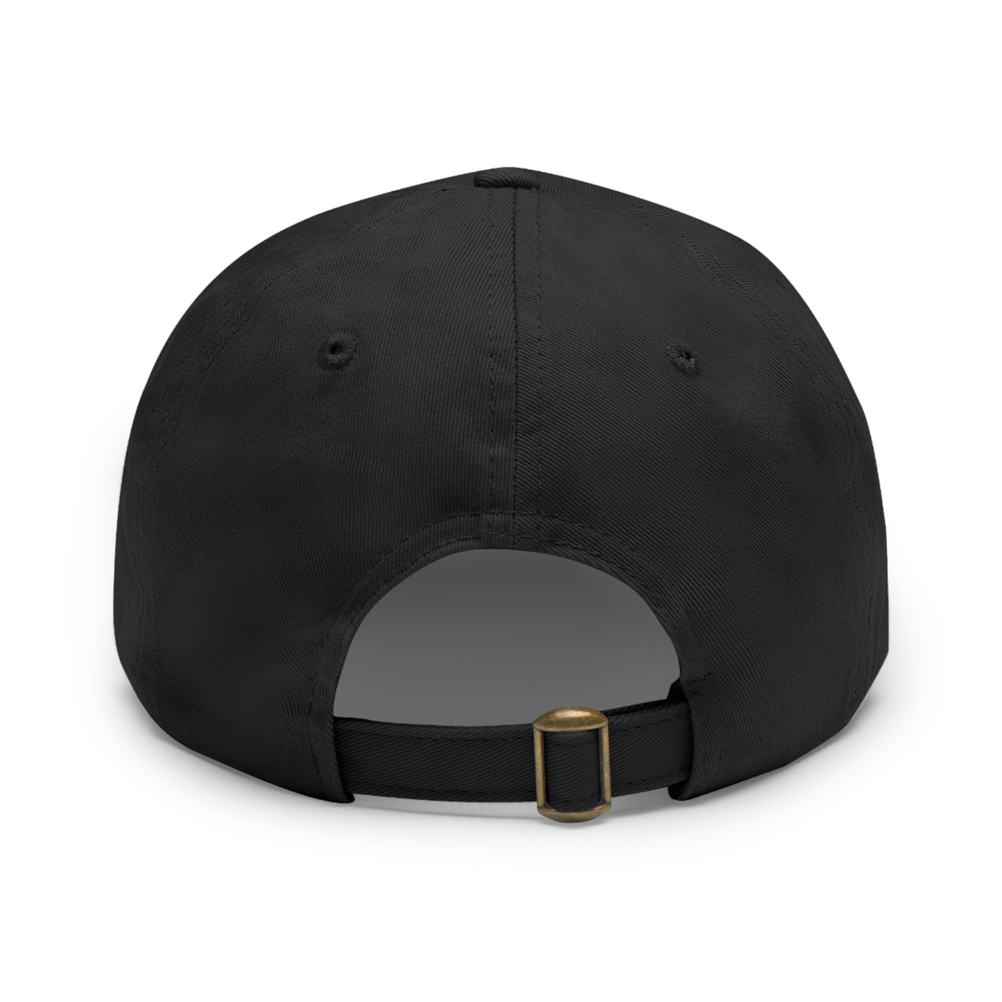 Dad Hat with Leather Round Patch | Mothers Tattoo M Logo