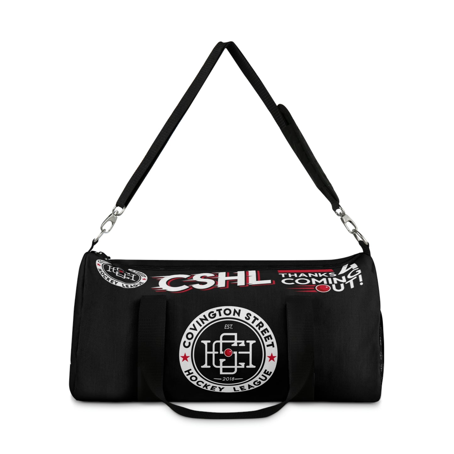 The CSHL Black "Send It!" Hockey Bag