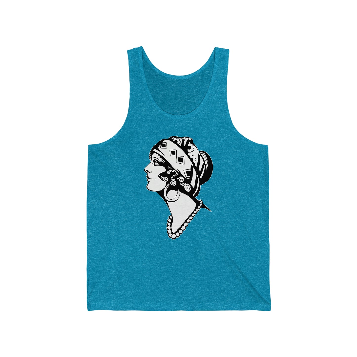 Unisex Jersey Tank | Gypsy's Dancing Gypsy Lady (by @tylerabnertattoo)