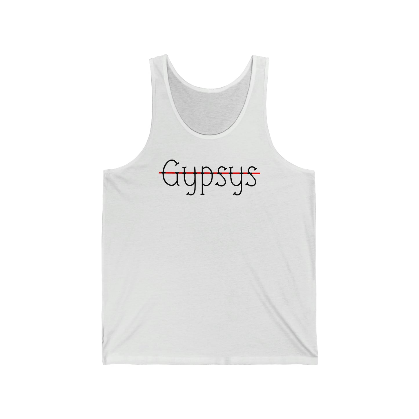 Unisex Jersey Tank | Gypsy's Red Rose Gypsy Lady (by @ryseart)