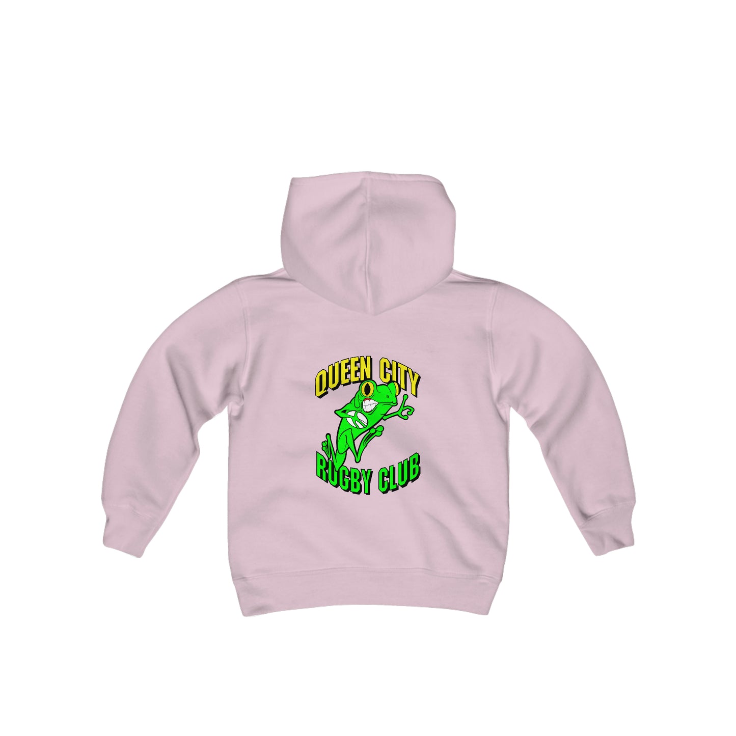 Youth Heavy Blend Hoodie | QCRFC Frogs Logo