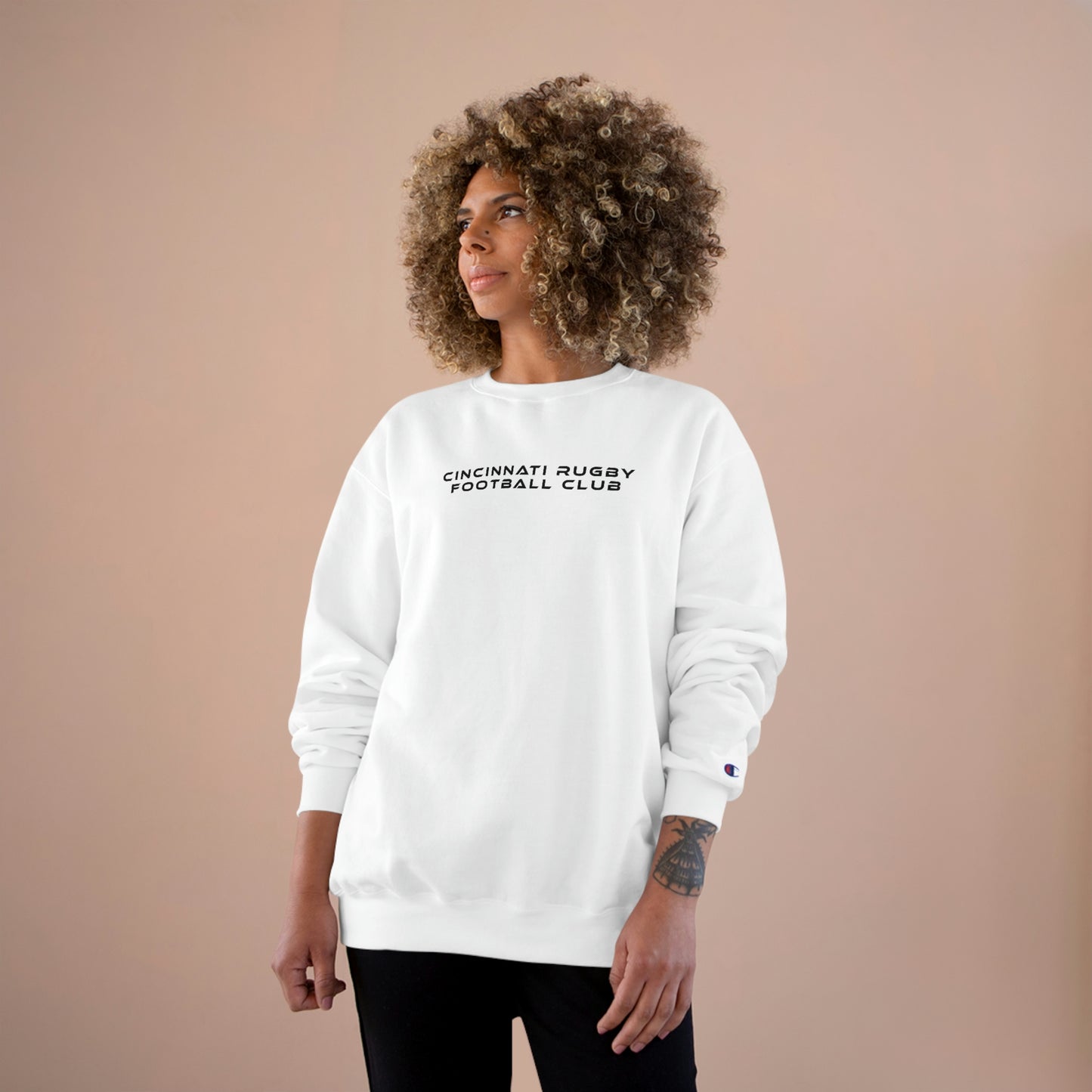 Champion Crewneck Sweatshirt | CRFC Wolfhounds Blue Crest