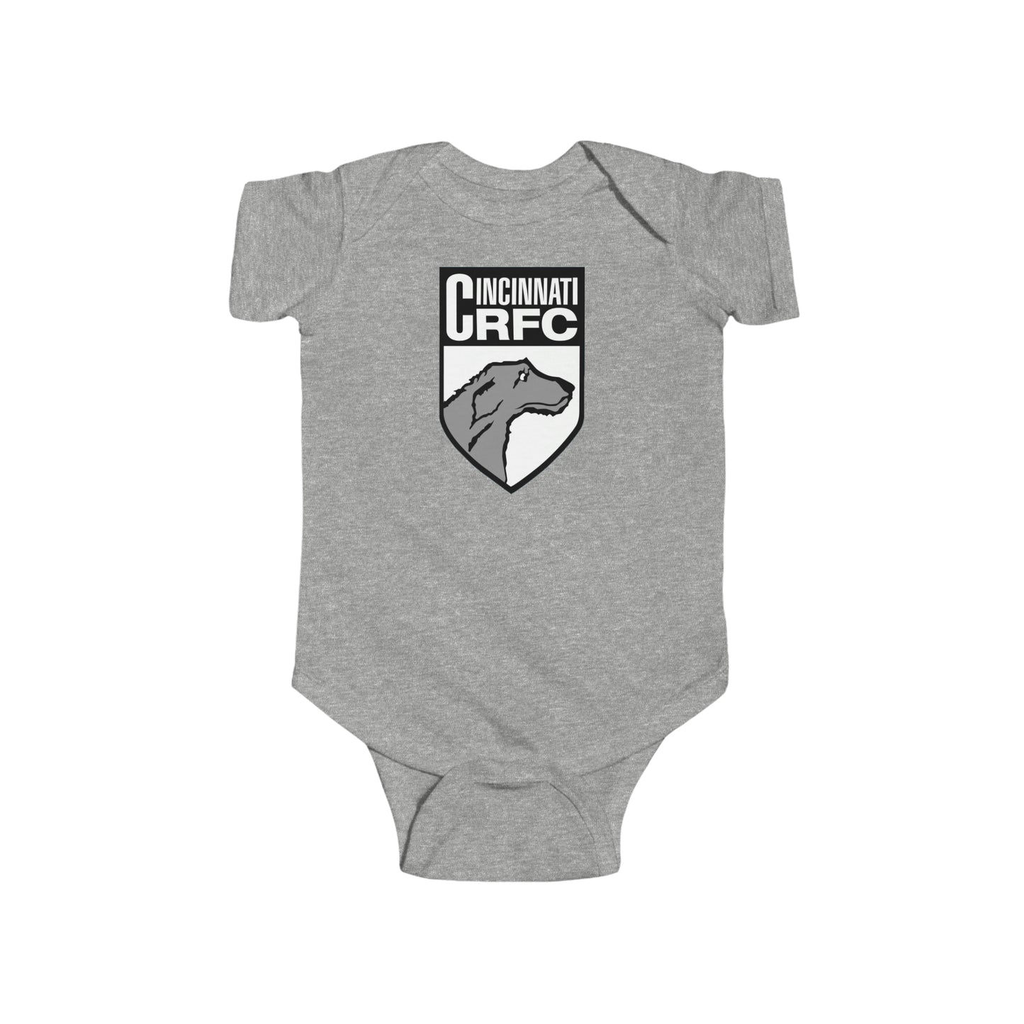 Infant Short Sleeve Onesie | CRFC Wolfhounds White Crest
