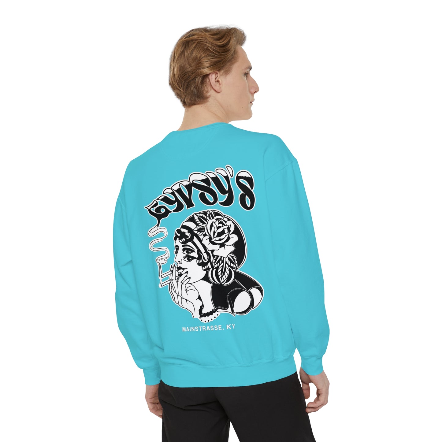Unisex Comfort Colors Crewneck Sweatshirt | Gypsy's Double Gypsy Lady (by @ohbhave)