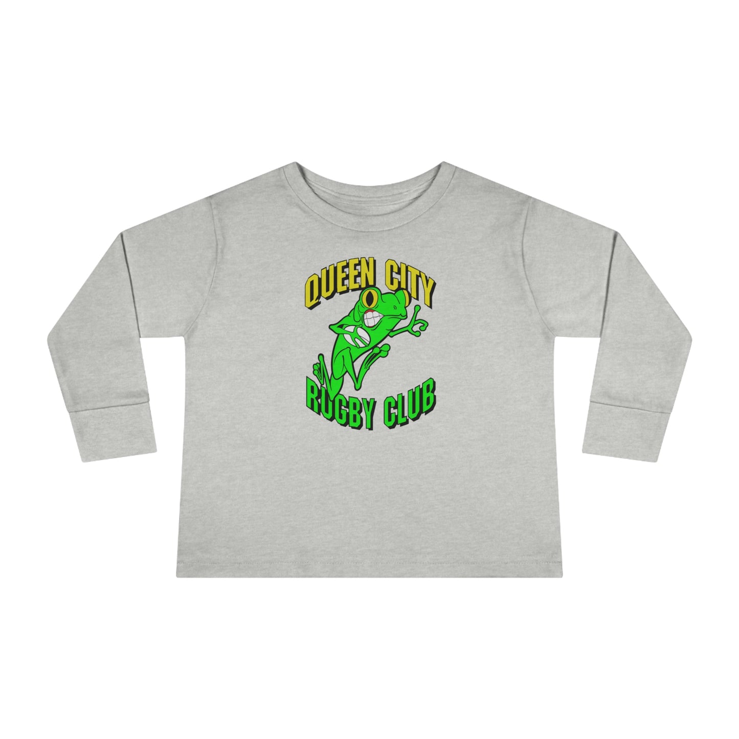 Toddler Long Sleeve Shirt | QCRFC Frogs Logo