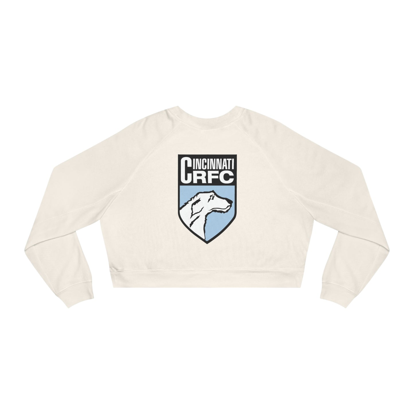 Women's Cropped Fleece Pullover | CRFC Wolfhounds Blue Crest