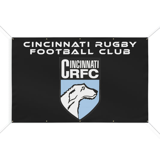 Matte Banner (3 Sizes) | CRFC Wolfhounds Blue Crest