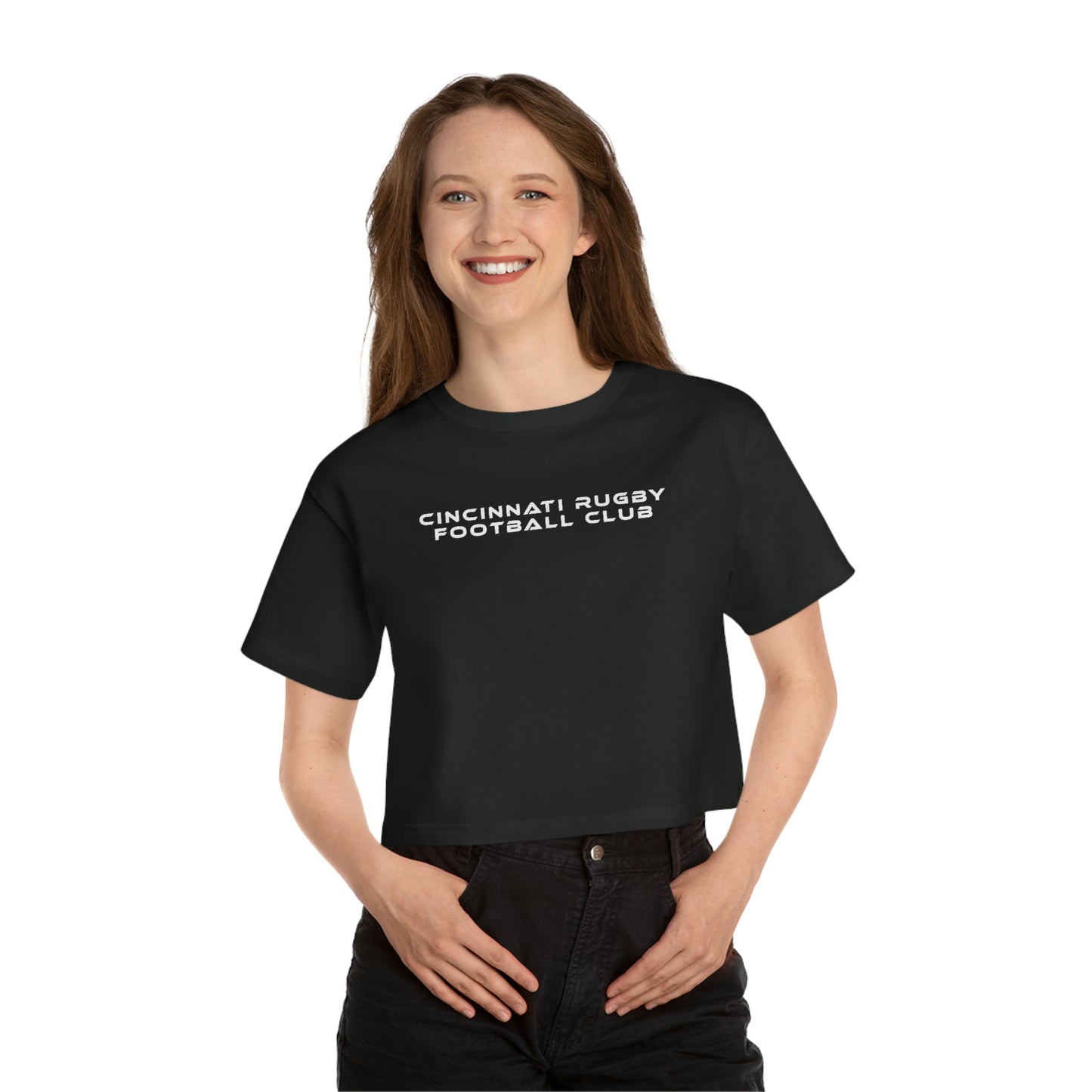 Champion Heritage Crop Top | CRFC Wolfhounds Blue Crest