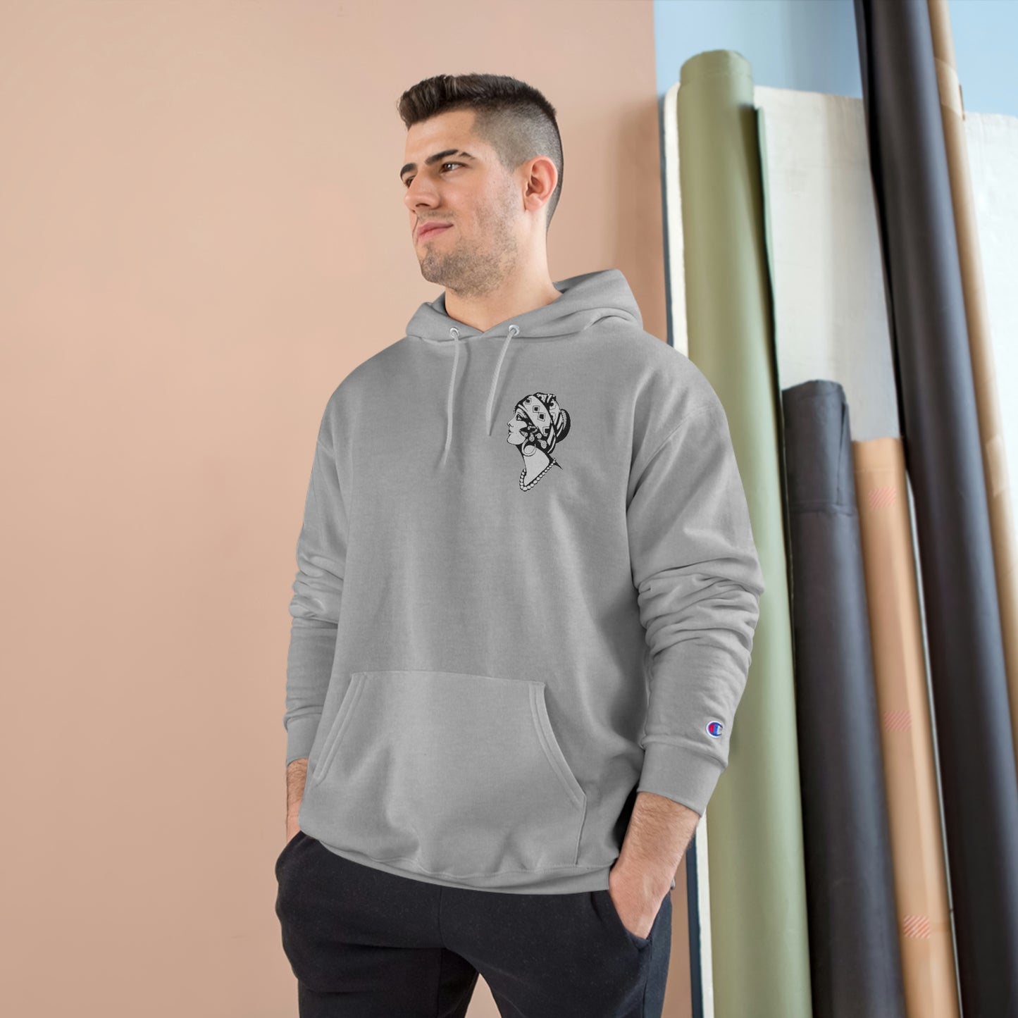 Unisex Champion Hoodie | Gypsy's Dancing Gypsy Lady (by @tylerabnertattoo)