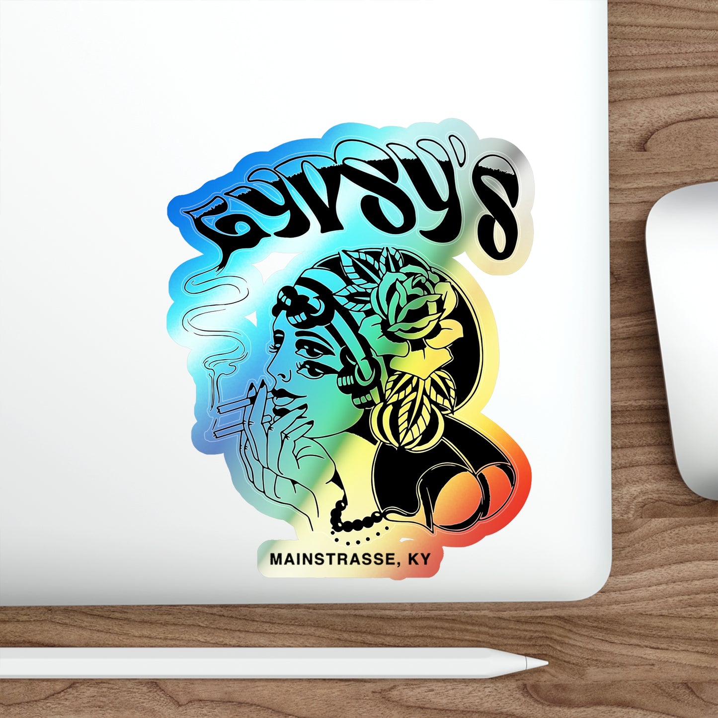 Holographic Die-cut Sticker | Gypsy's Double Gypsy Lady (by @ohbhave)
