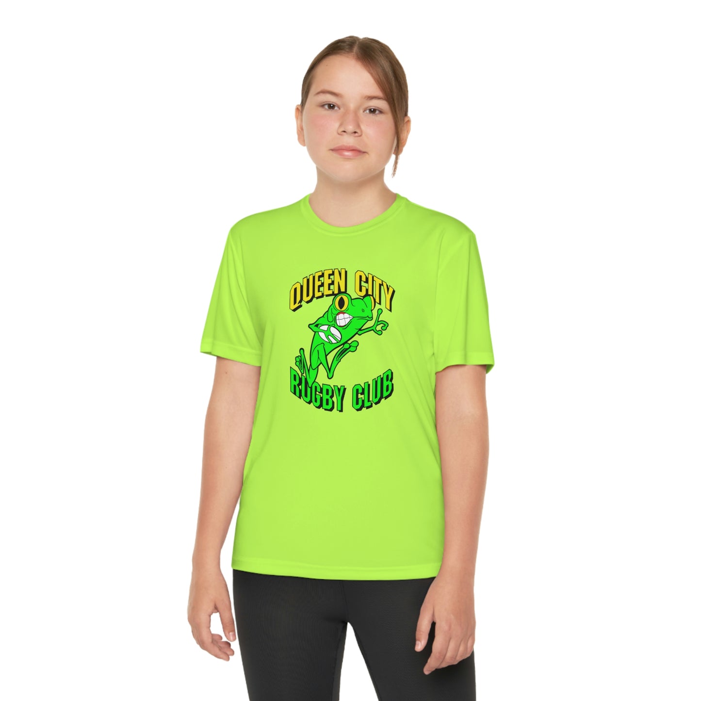 Youth Competitor Tee | QCRFC Frogs Logo