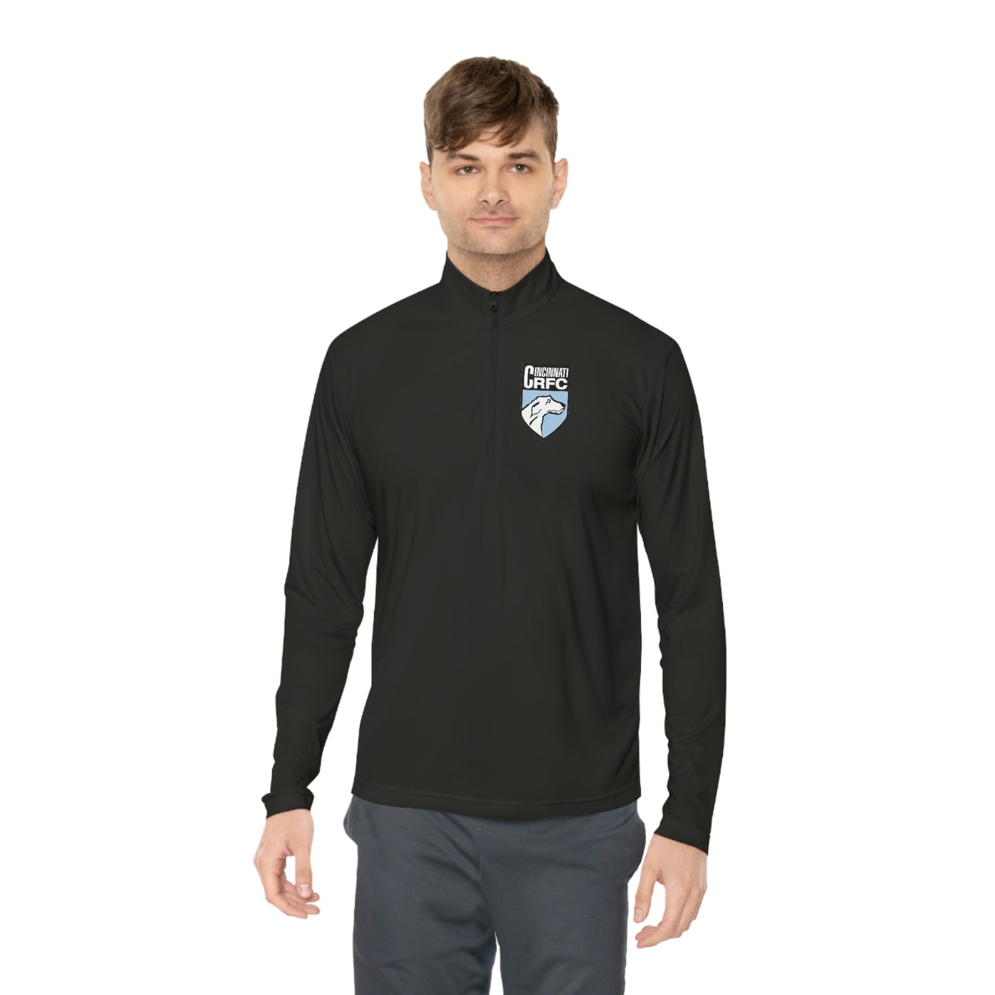 Unisex Quarter-Zip Pullover | CRFC Wolfhounds Blue Crest