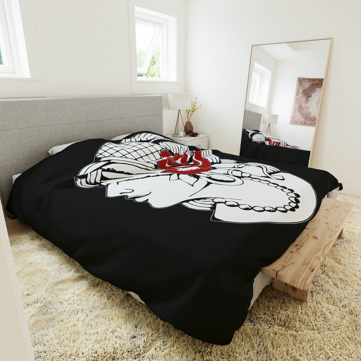 Duvet Cover | Gypsy's Red Rose Gypsy Lady (by @ryseart)