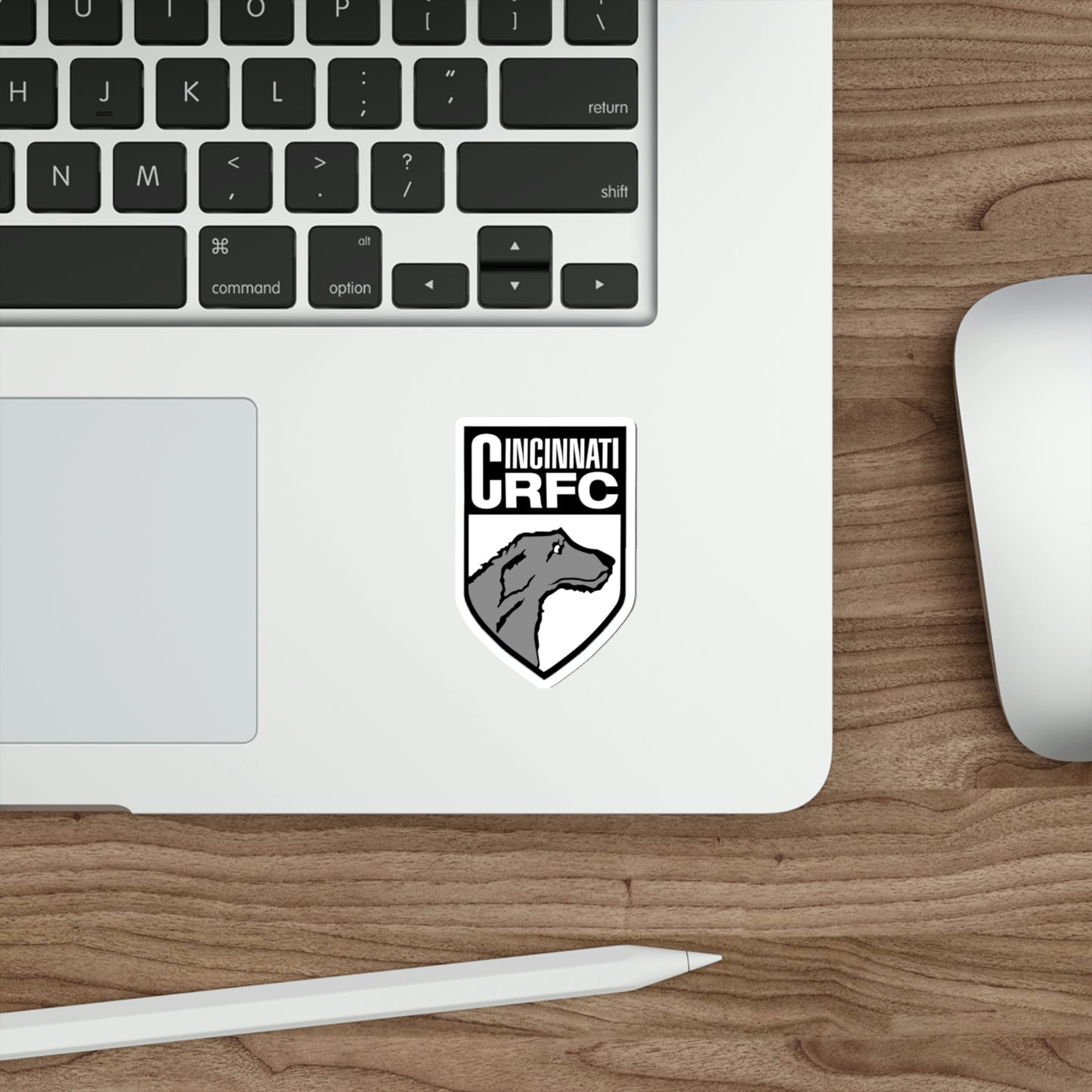 Die-Cut Sticker (2 Sizes) | CRFC Wolfhounds White Crest