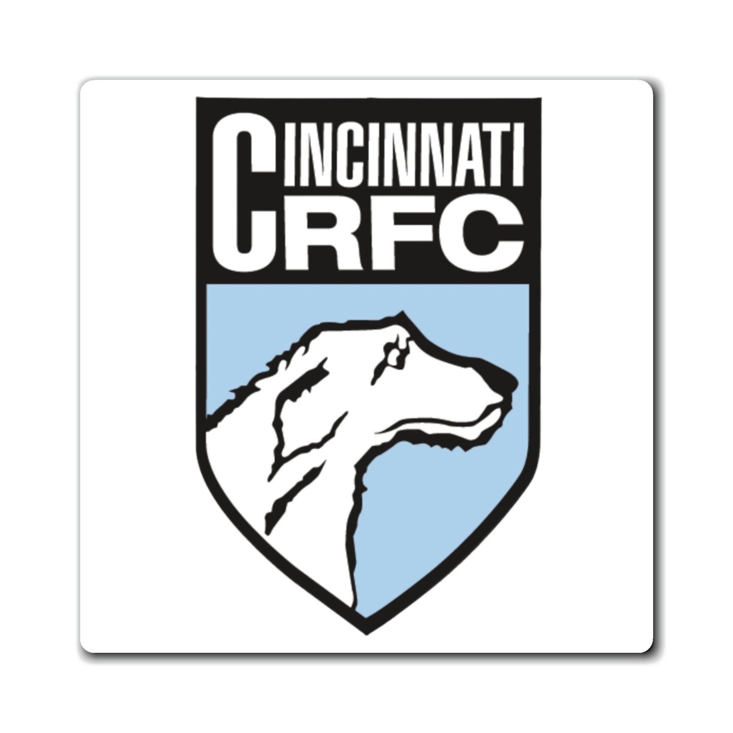 Magnet 3"x3" | CRFC Wolfhounds Blue Crest
