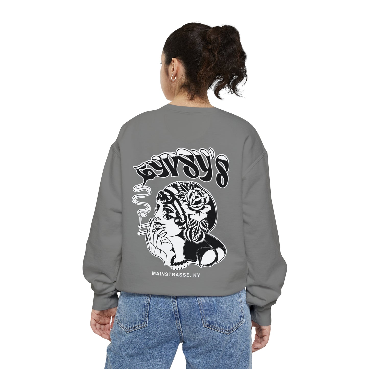 Unisex Comfort Colors Crewneck Sweatshirt | Gypsy's Double Gypsy Lady (by @ohbhave)