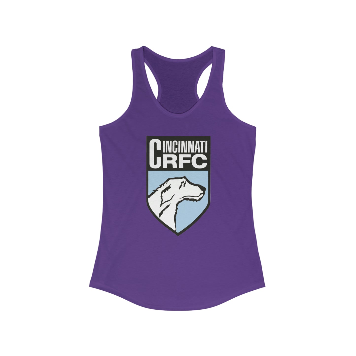 Women's Racerback Tank | CRFC Wolfhounds Blue Crest