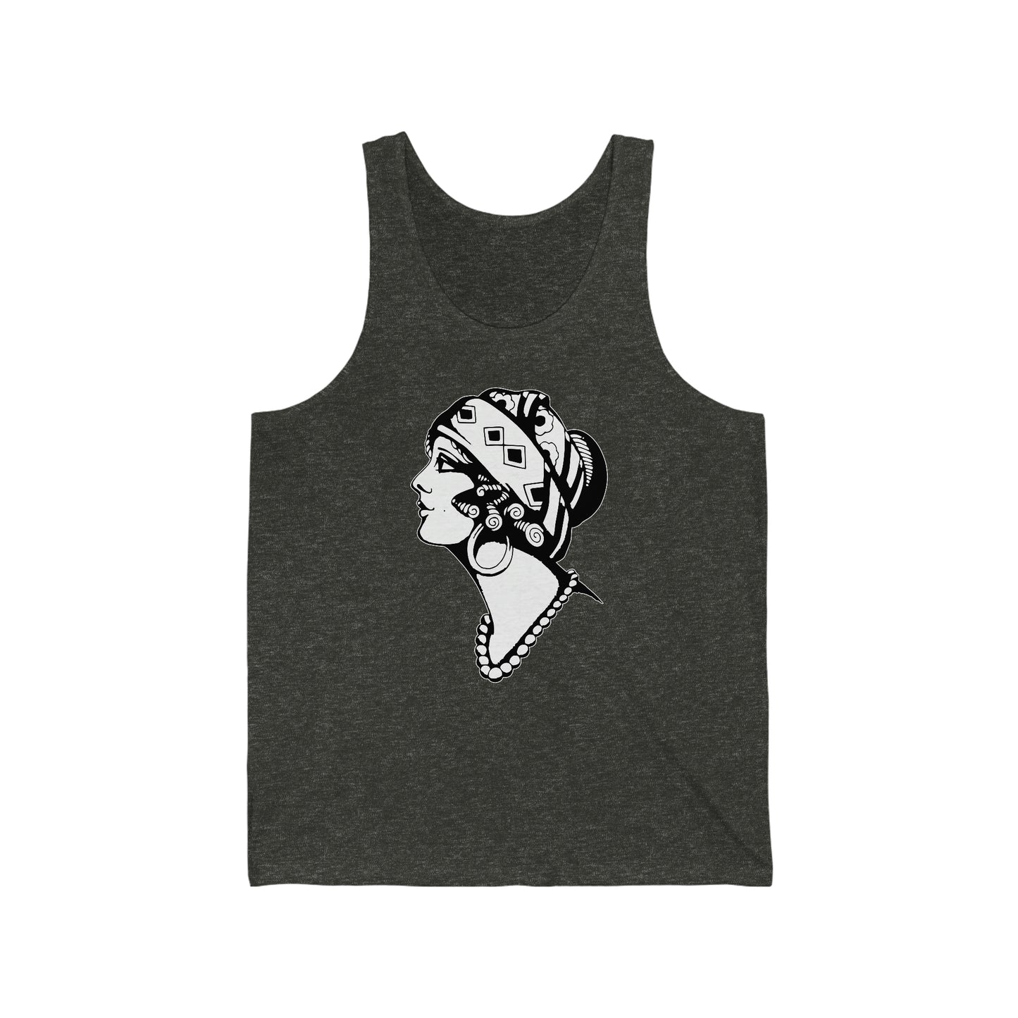 Unisex Jersey Tank | Gypsy's Dancing Gypsy Lady (by @tylerabnertattoo)