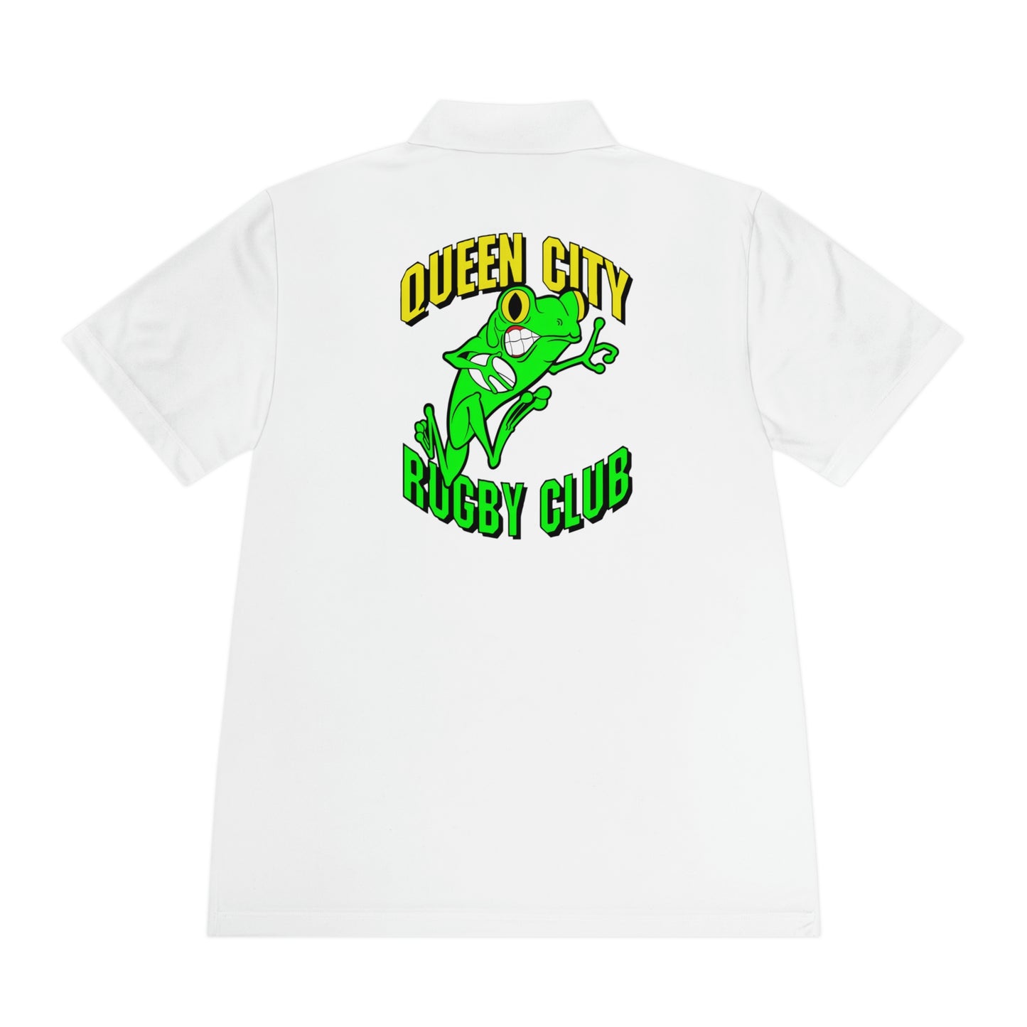 Men's Sport Polo Shirt | QCRFC Frogs Logo