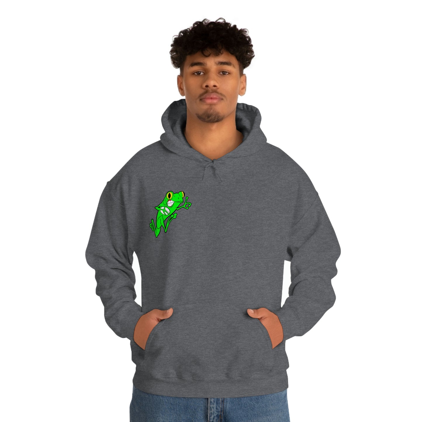 Unisex Heavy Blend™ Hoodie | QCRFC Frogs Logo