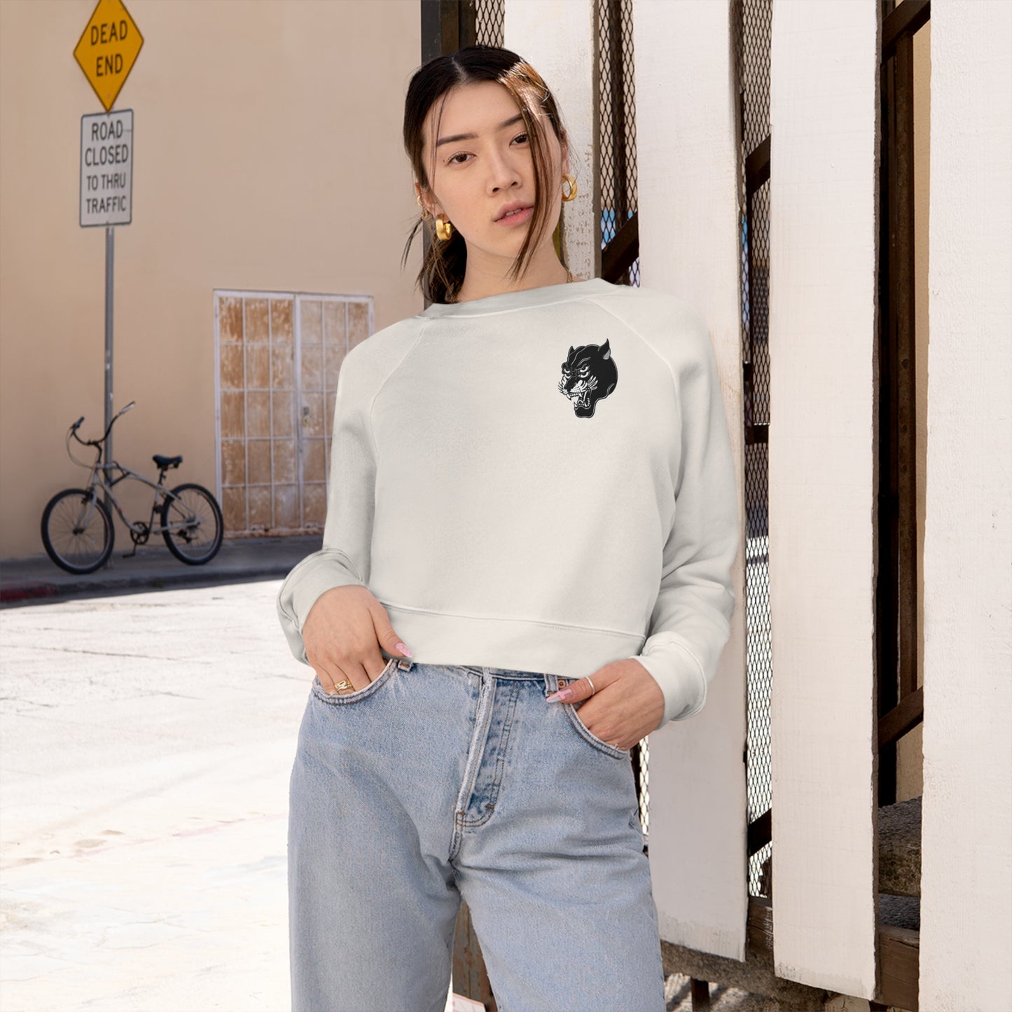 Women's Cropped Fleece Pullover | Gypsy's Double Gypsy Lady (by @ohbhave)