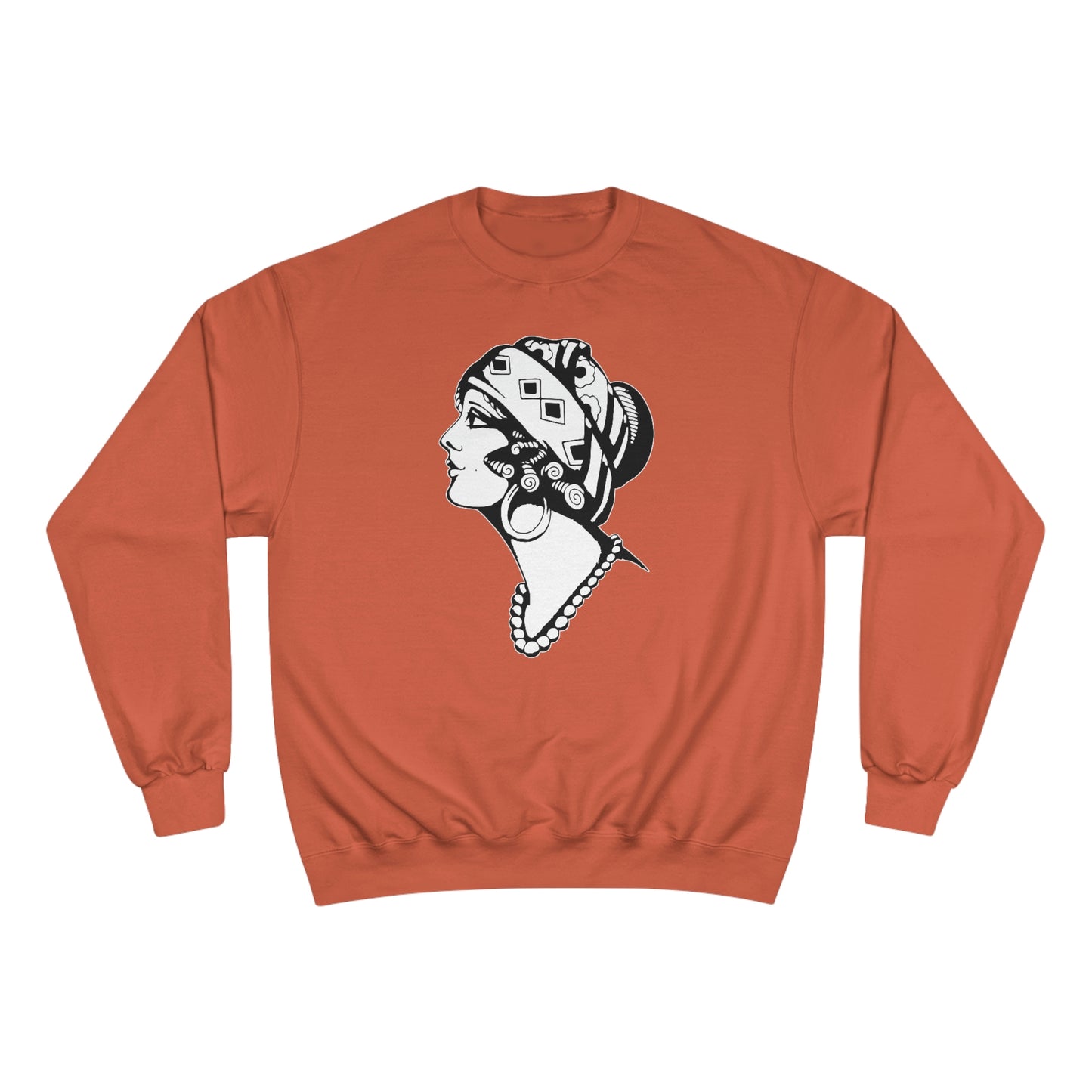 Unisex Champion Crewneck Sweatshirt | Gypsy's Dancing Gypsy Lady (by @tylerabnertattoo)