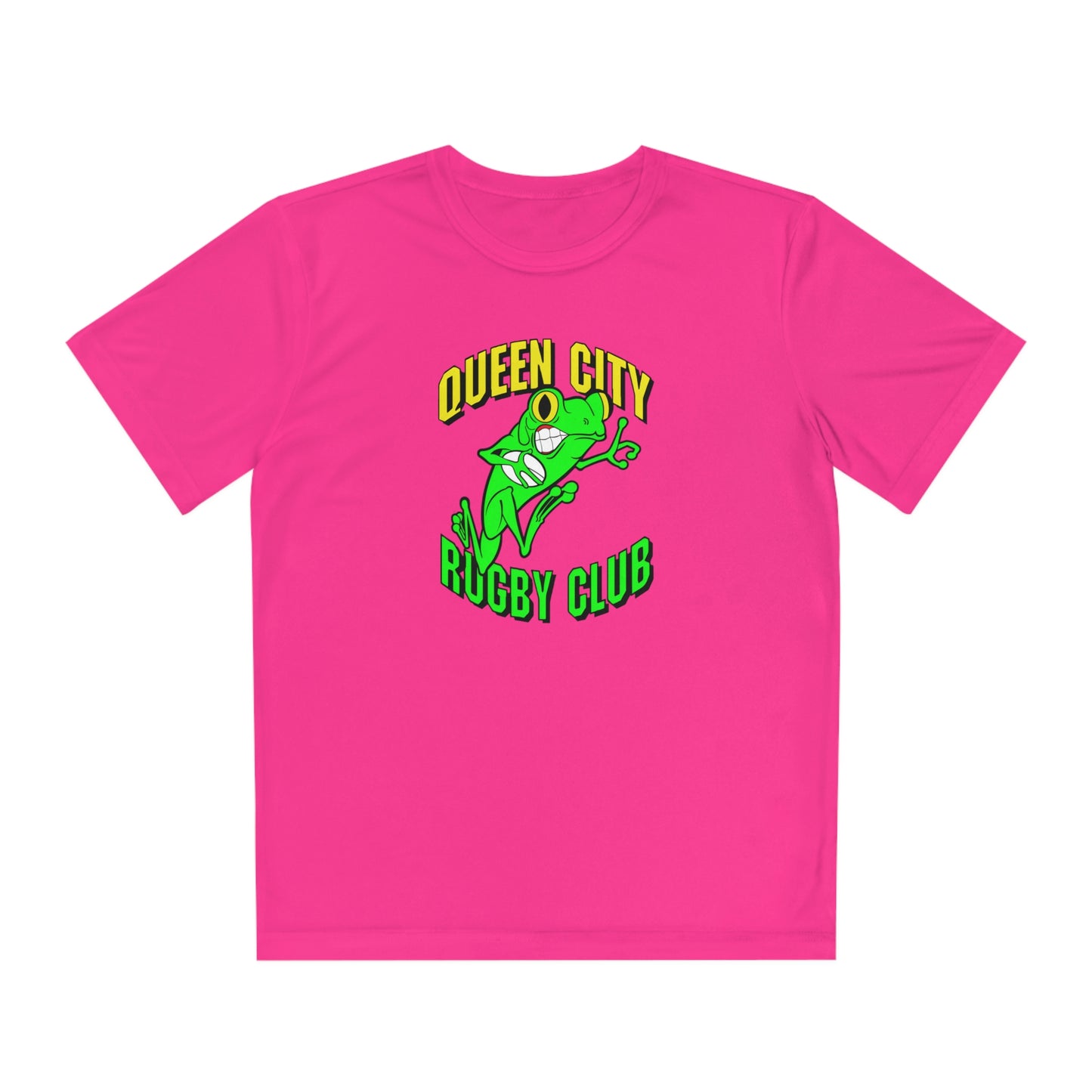 Youth Competitor Tee | QCRFC Frogs Logo