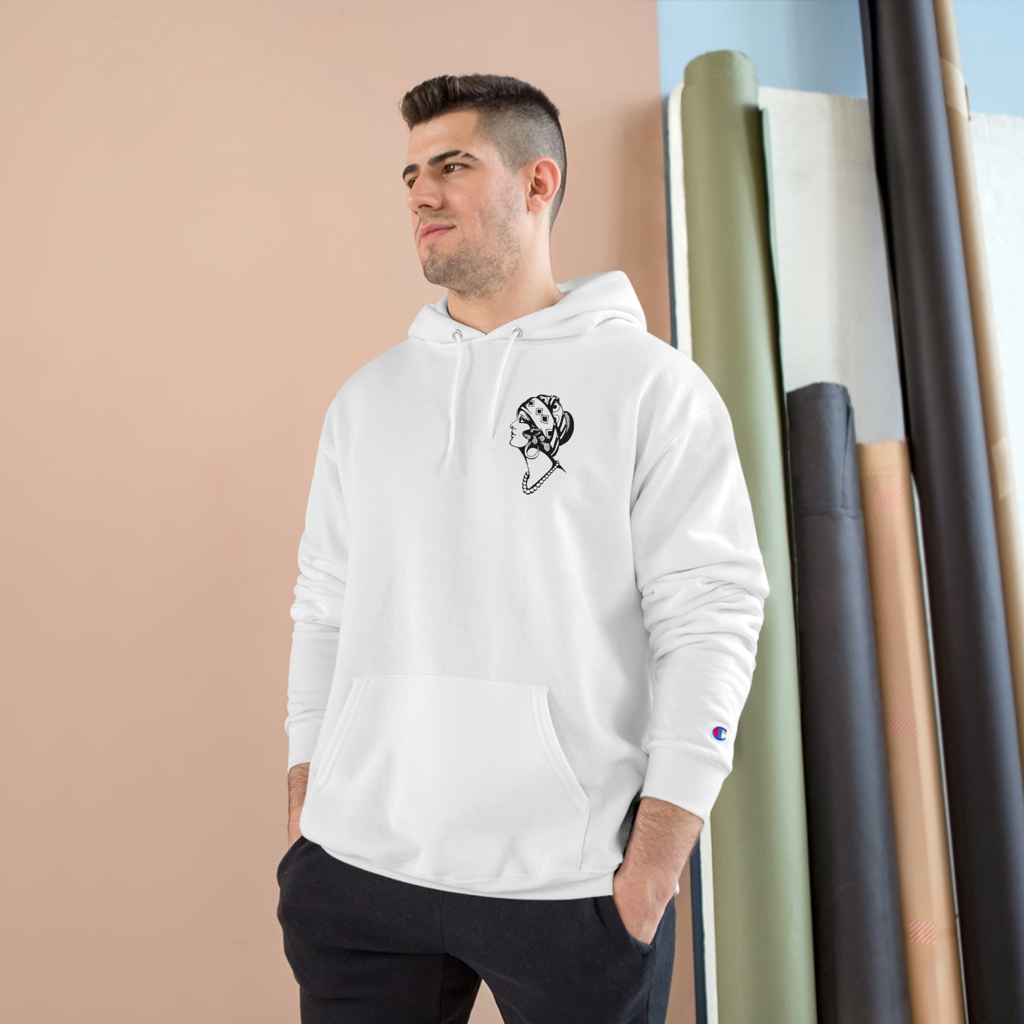 Unisex Champion Hoodie | Gypsy's Dancing Gypsy Lady (by @tylerabnertattoo)
