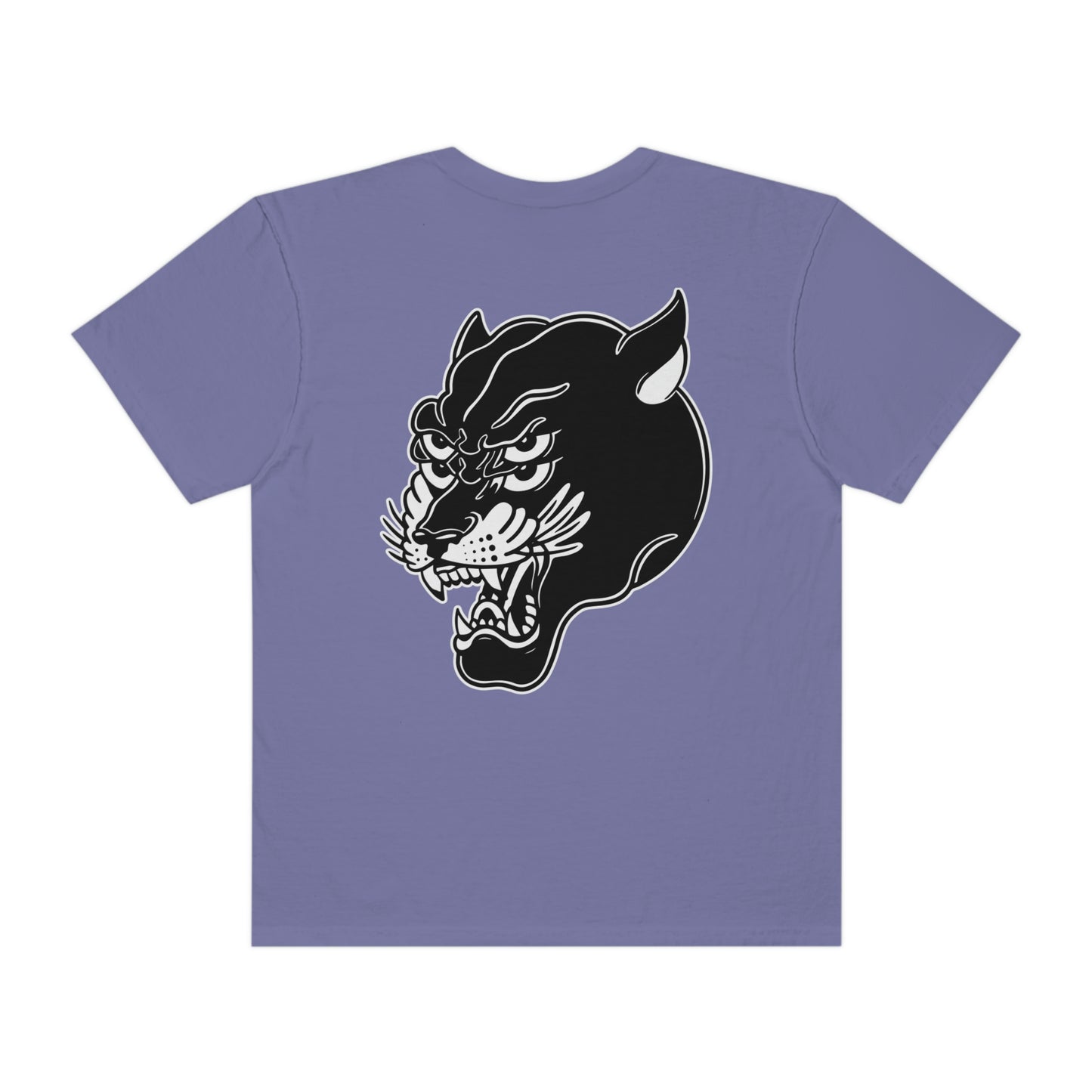 Unisex Comfort Colors T-shirt | Mothers Tattoo Double Panther Logo by Brendan Houston (IG: @ohbhave)