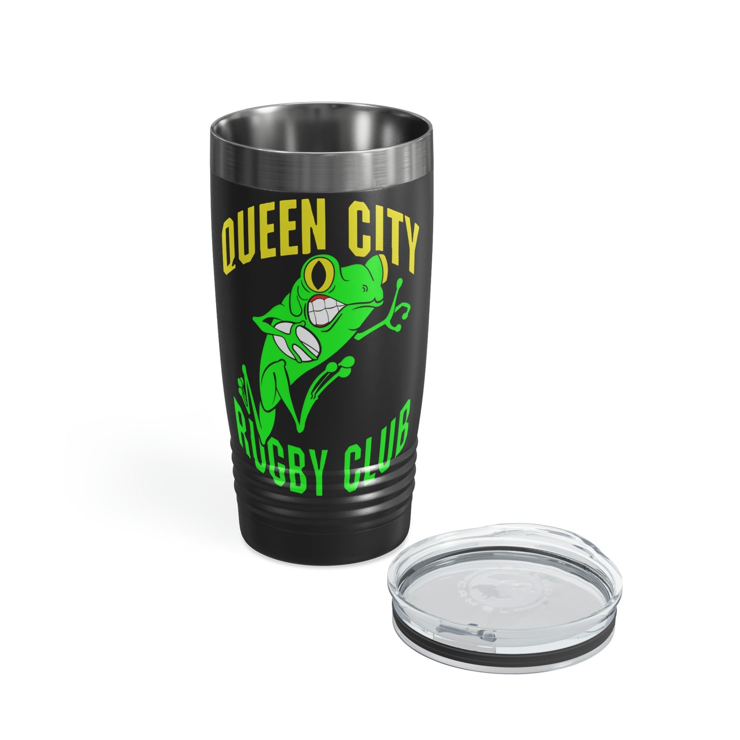 20oz Ringneck Tumbler | QCRFC Frogs Logo