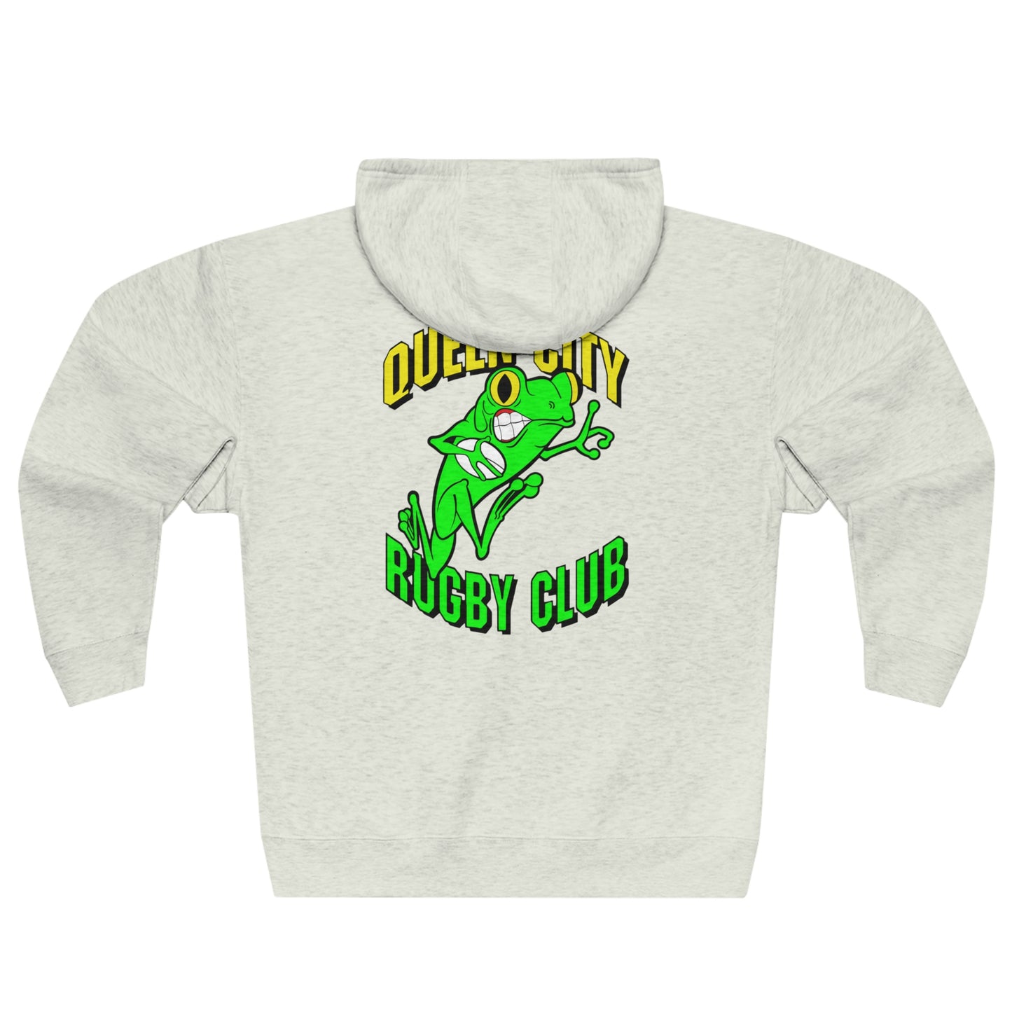 Unisex Premium Full Zip Hoodie | QCRFC Frogs Logo