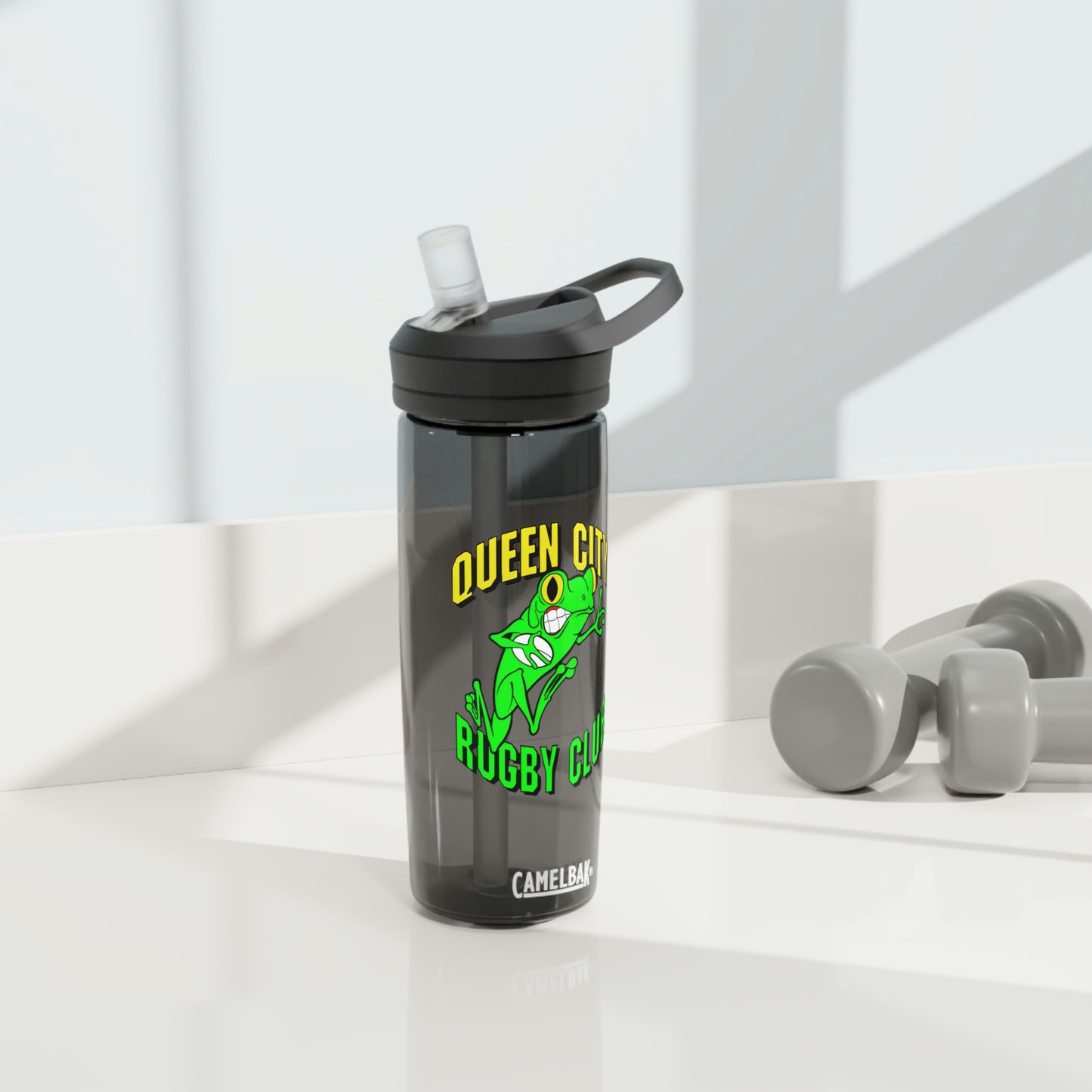 CamelBak Eddy® Water Bottle (2 sizes) | QCRFC Frogs Logo