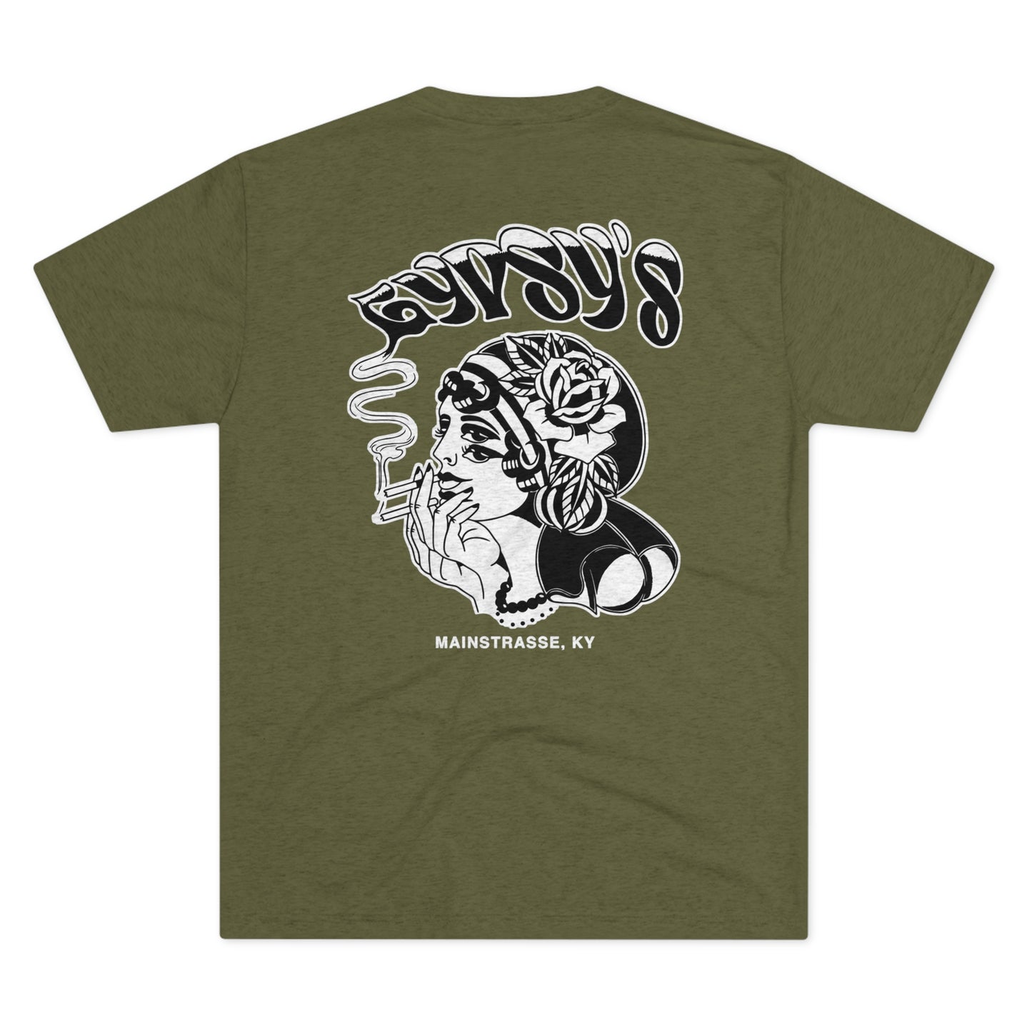 Unisex Tri-Blend Crew Tee | Gypsy's Double Gypsy Lady (by @ohbhave)