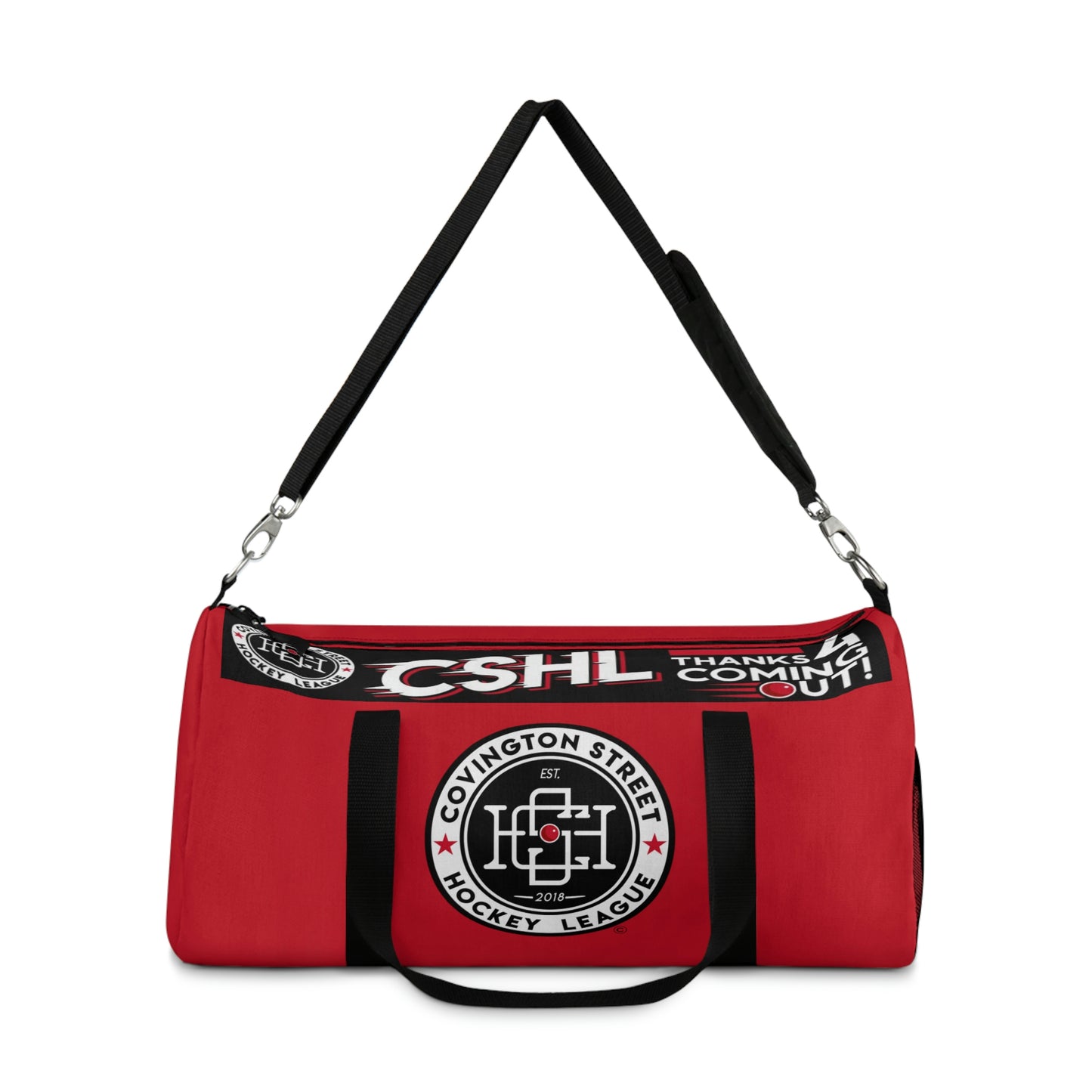 The CSHL Red "Send It!" Hockey Bag