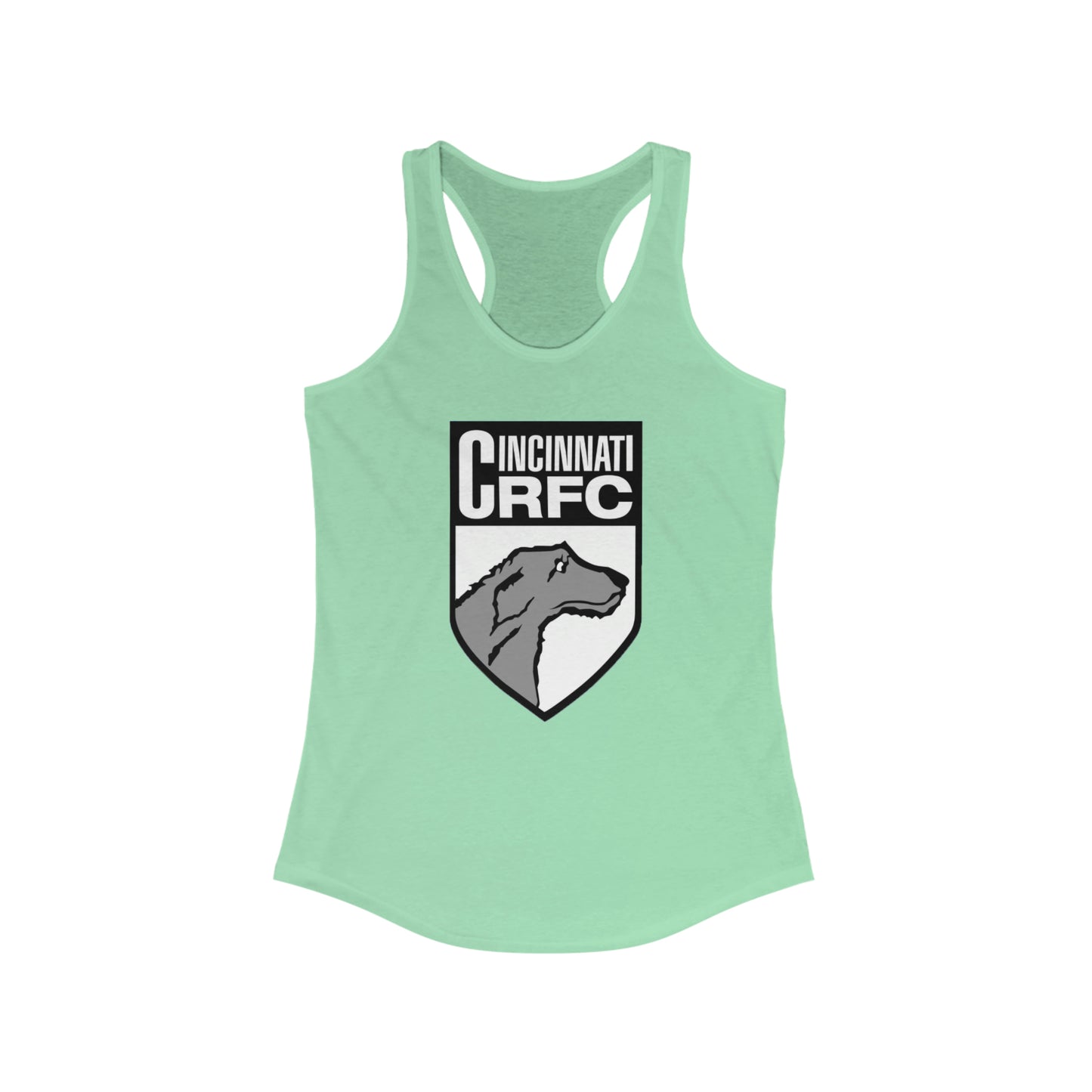 Women's Racerback Tank | CRFC Wolfhounds White Crest