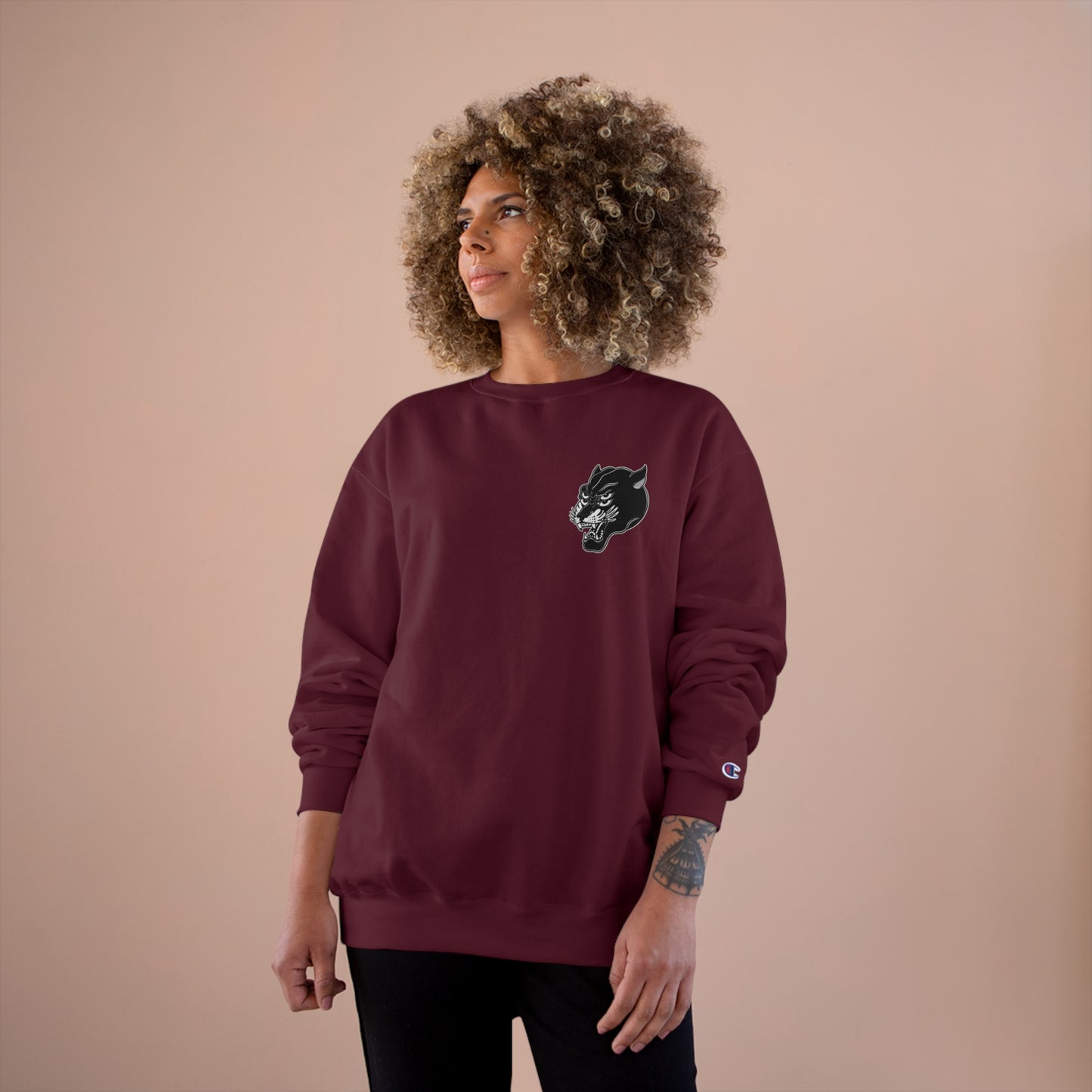 Unisex Champion Crewneck | Gypsy's Double Gypsy Lady (by @ohbhave)