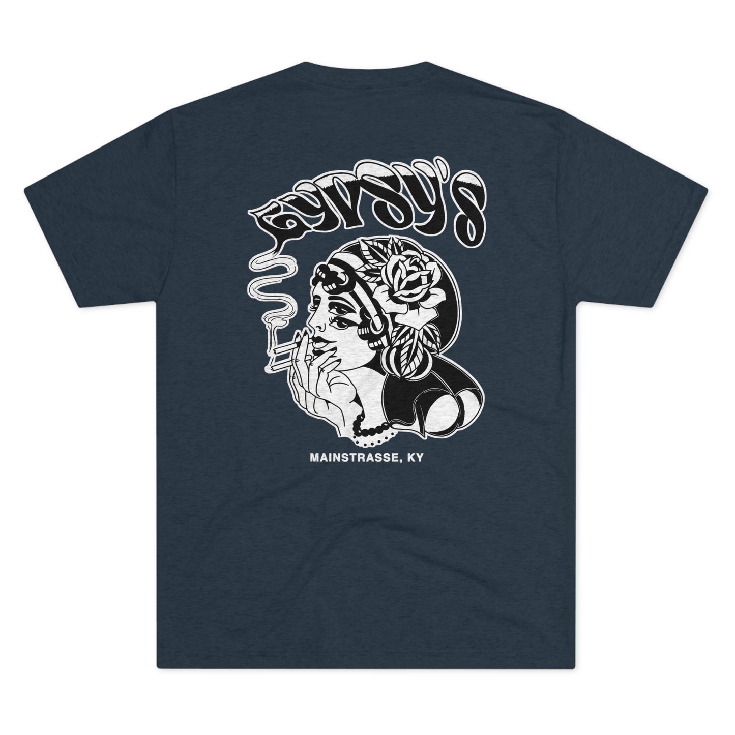 Unisex Tri-Blend Crew Tee | Gypsy's Double Gypsy Lady (by @ohbhave)