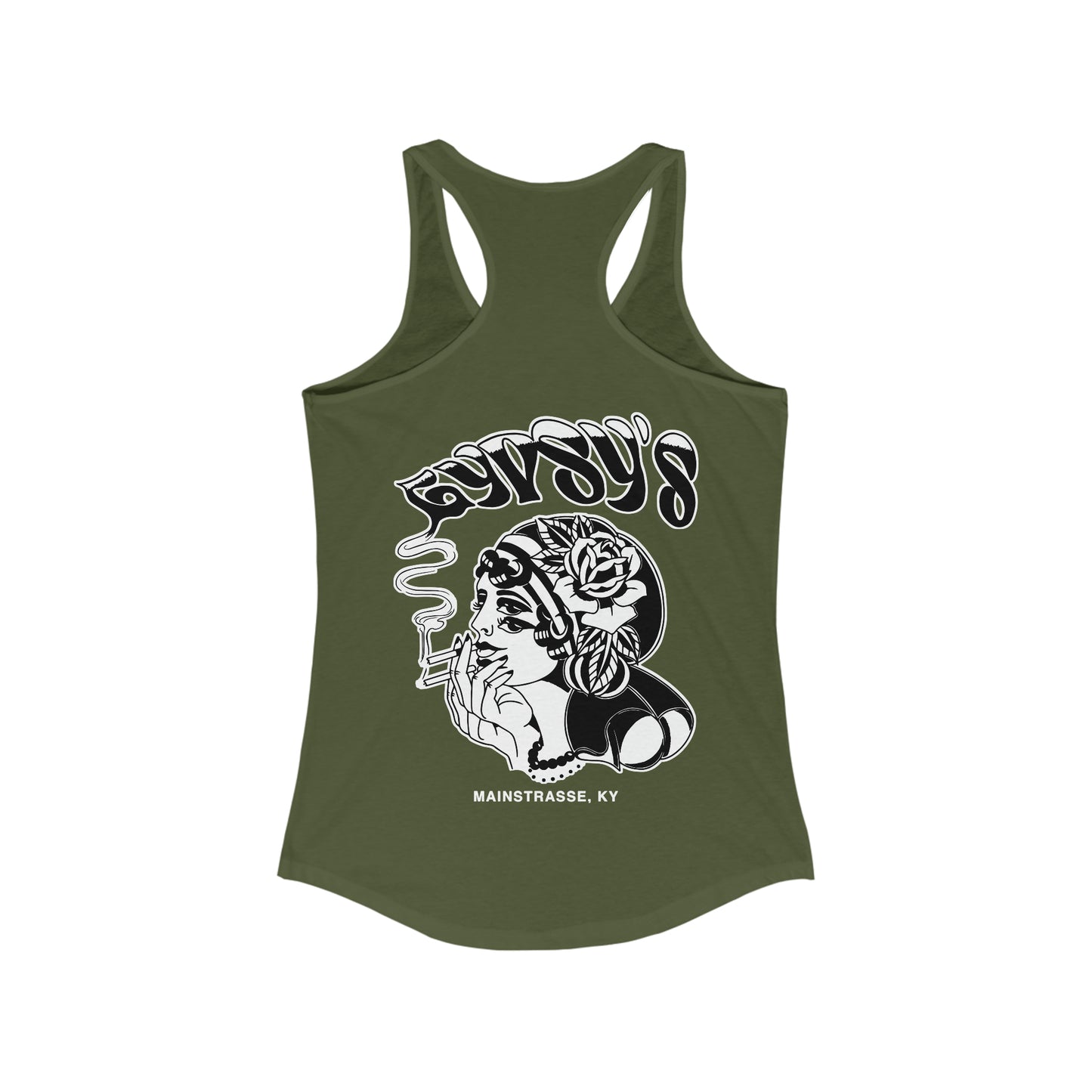 Women's Racerback Tank | Gypsy's Double Gypsy Lady (by @ohbhave)
