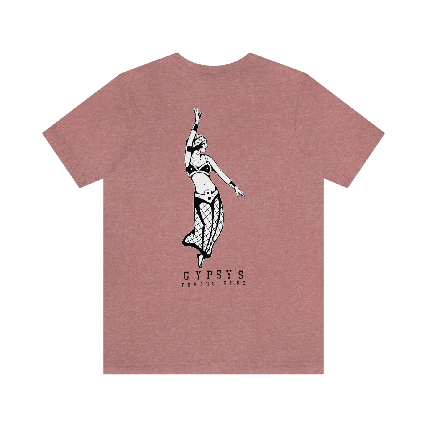 Unisex Jersey Short Sleeve Tee | Gypsy's Dancing Gypsy Lady (by @tylerabnertattoo)