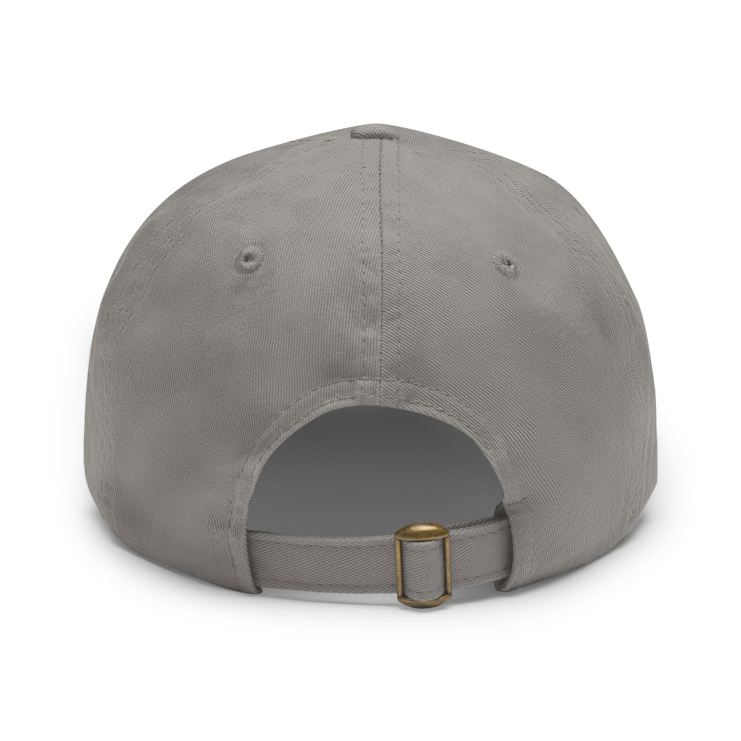 Dad Hat with Leather Round Patch | Mothers Tattoo M Logo