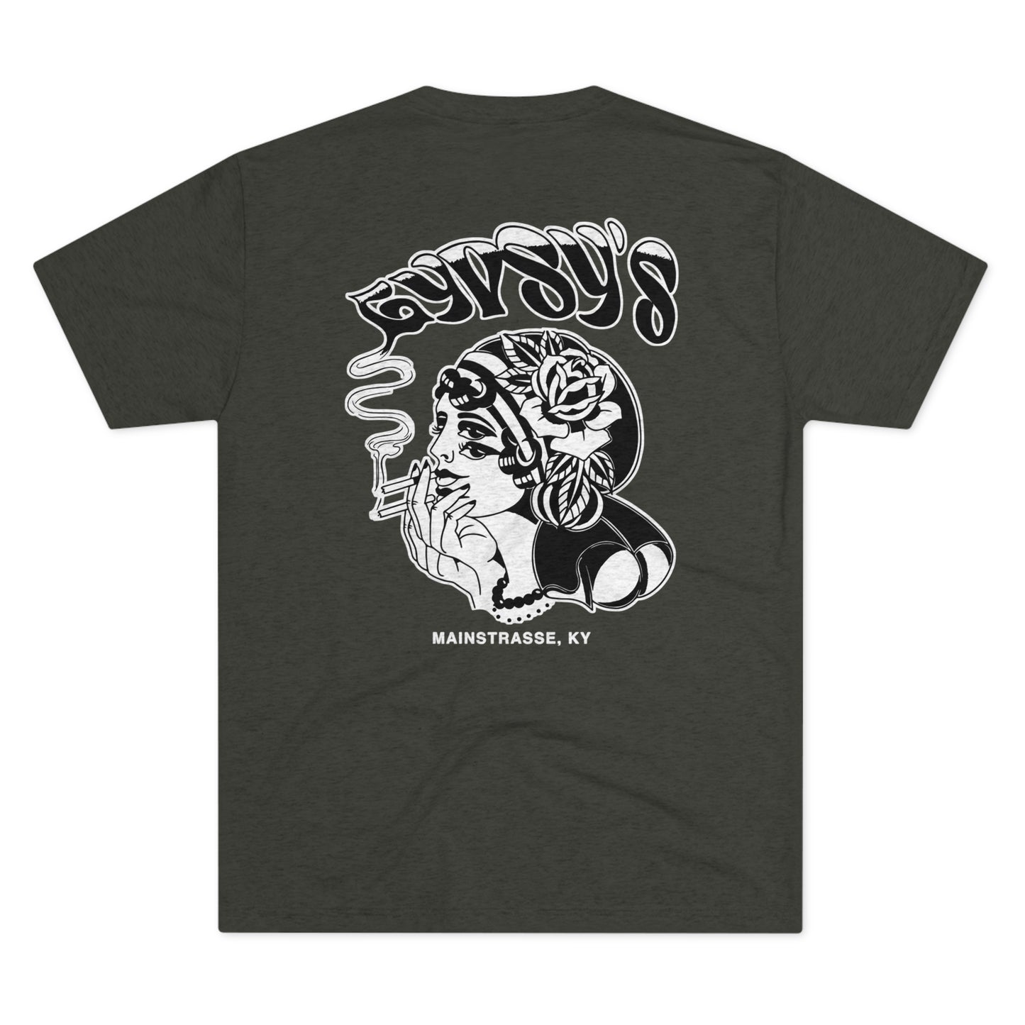 Unisex Tri-Blend Crew Tee | Gypsy's Double Gypsy Lady (by @ohbhave)