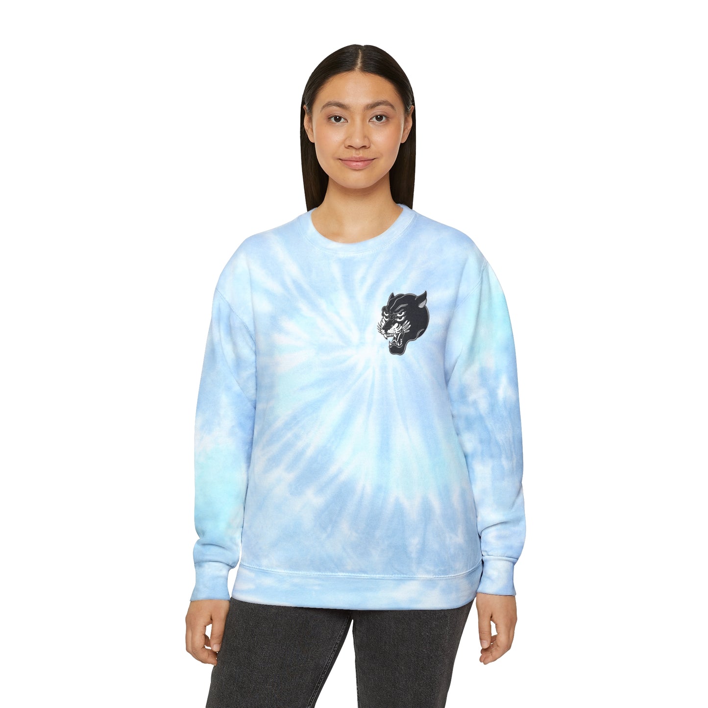 Unisex Comfort Colors Tie-Dye Crewneck Sweatshirt | Gypsy's Double Gypsy Lady (by @ohbhave)