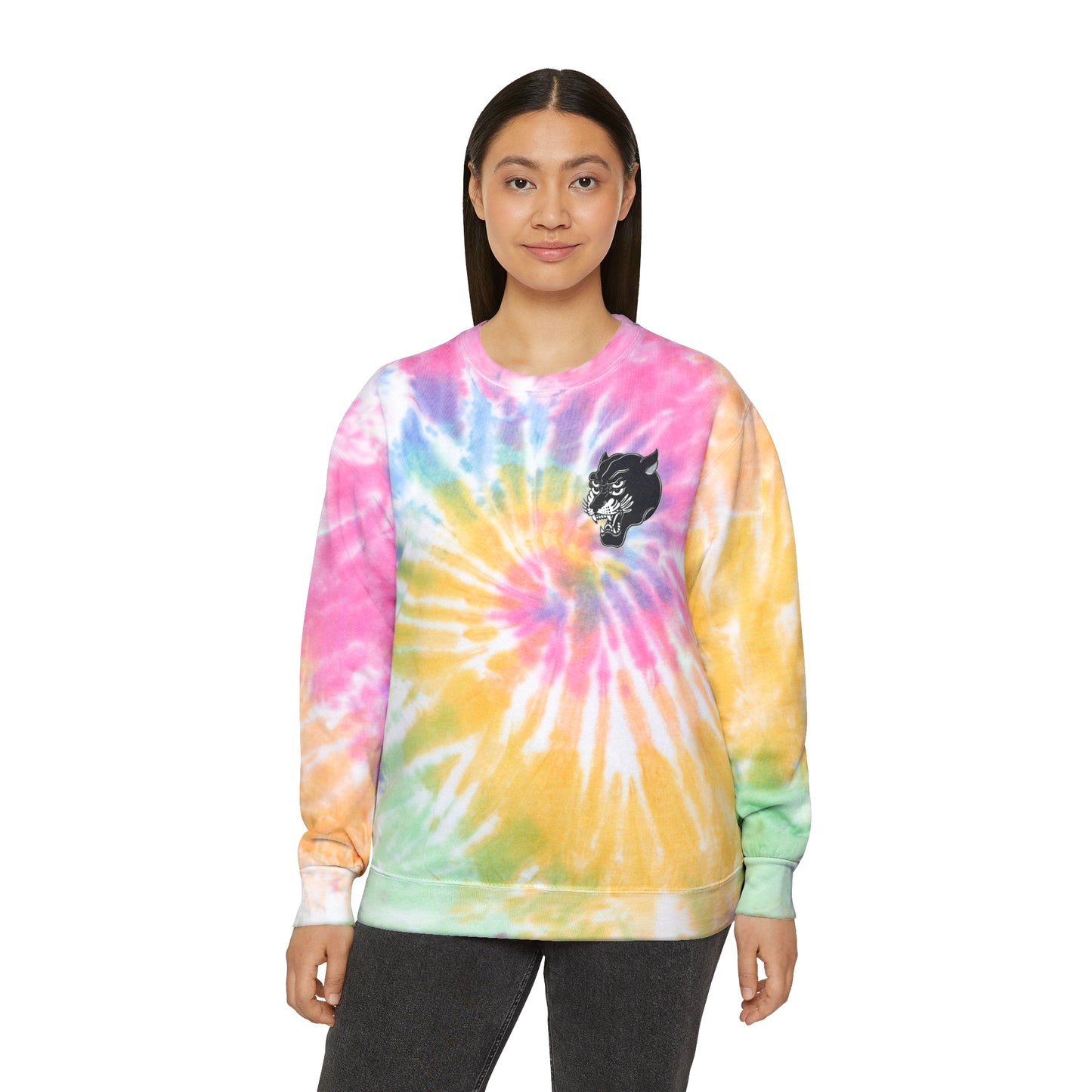 Unisex Comfort Colors Tie-Dye Crewneck Sweatshirt | Gypsy's Double Gypsy Lady (by @ohbhave)