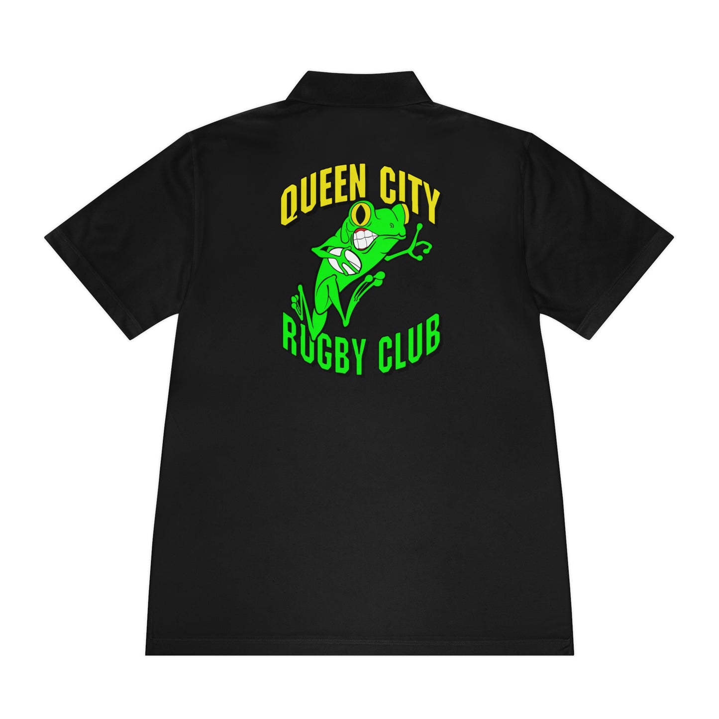 Men's Sport Polo Shirt | QCRFC Frogs Logo