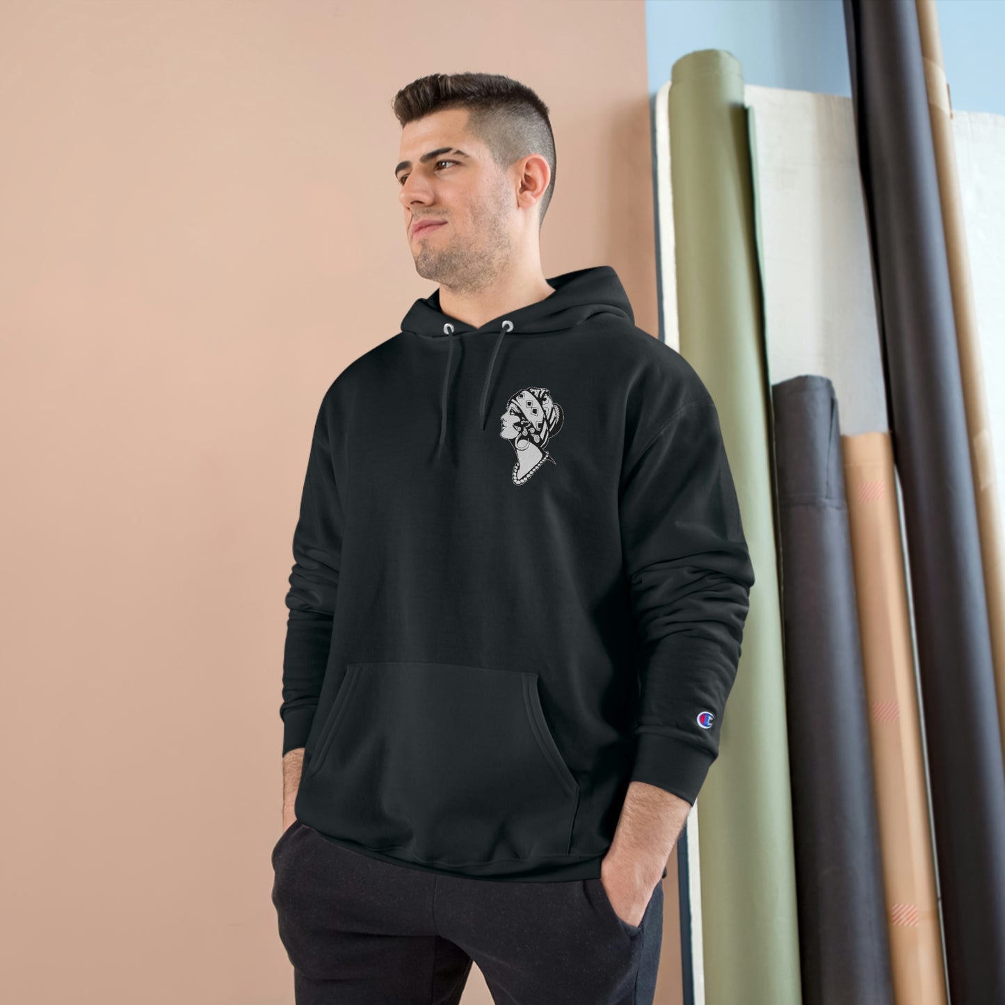Unisex Champion Hoodie | Gypsy's Dancing Gypsy Lady (by @tylerabnertattoo)