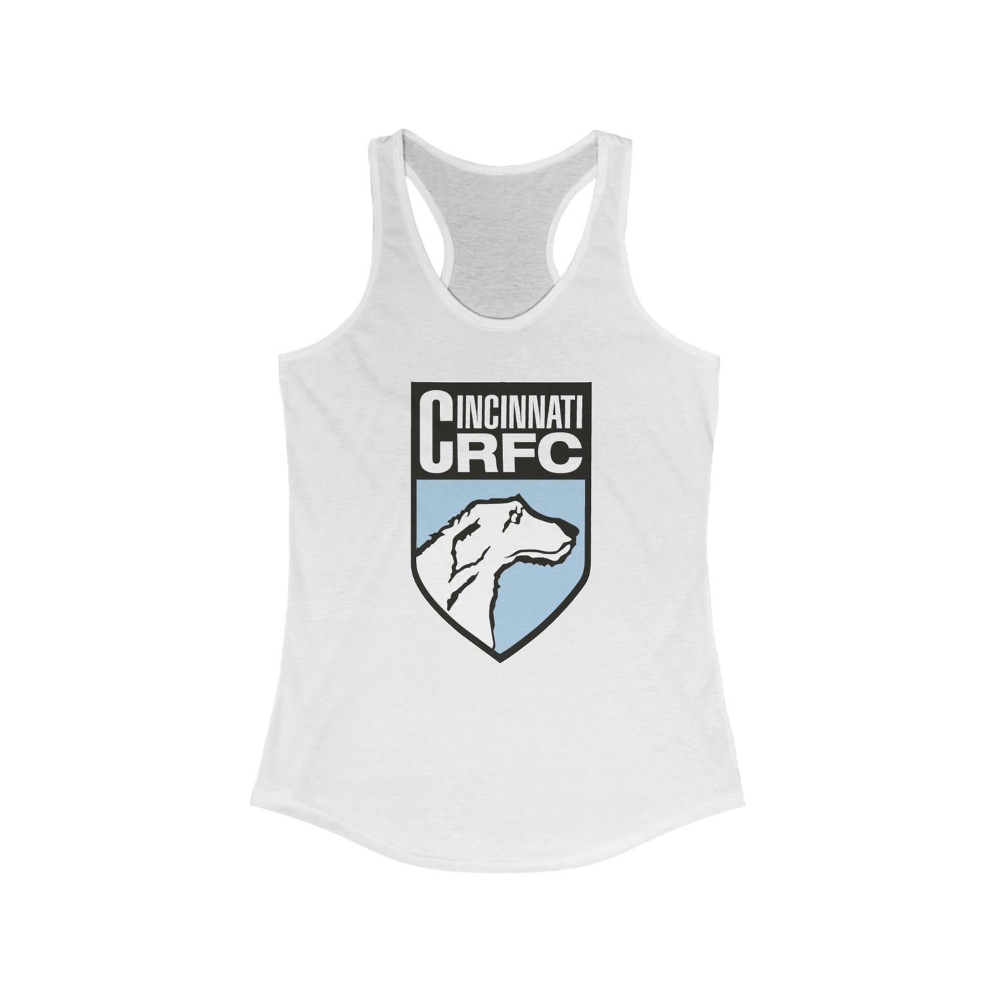 Women's Racerback Tank | CRFC Wolfhounds Blue Crest