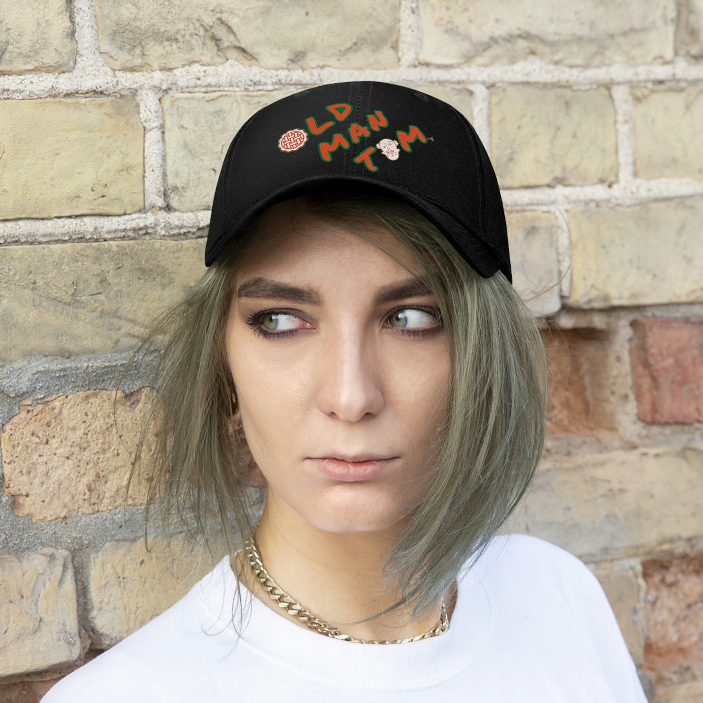 Old Man Tom's "Falling" Unisex Twill Hat