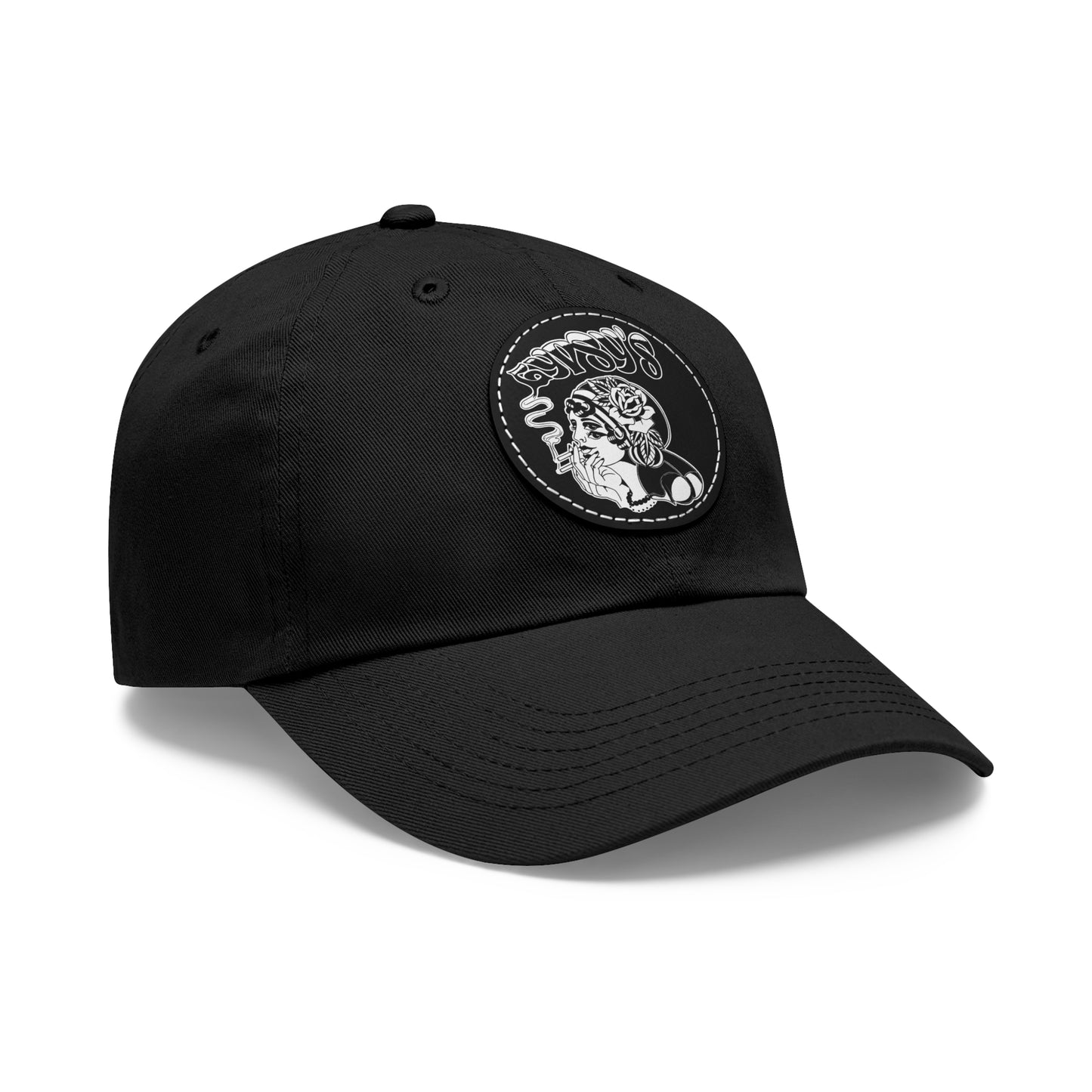 Dad Hat with Leather Patch (Round) | Gypsy's Double Gypsy Lady (by @ohbhave)